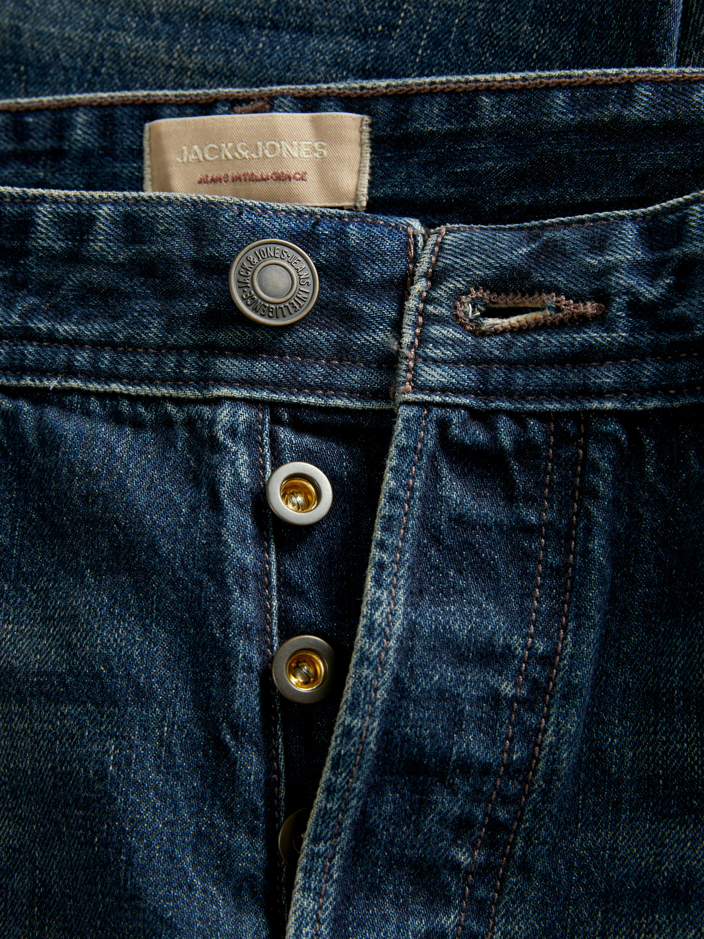 Jack & Jones Loose-fit-Jeans »JJICHRIS JJORIGINAL SBD 921 SN«, mit Gürtelschlaufen