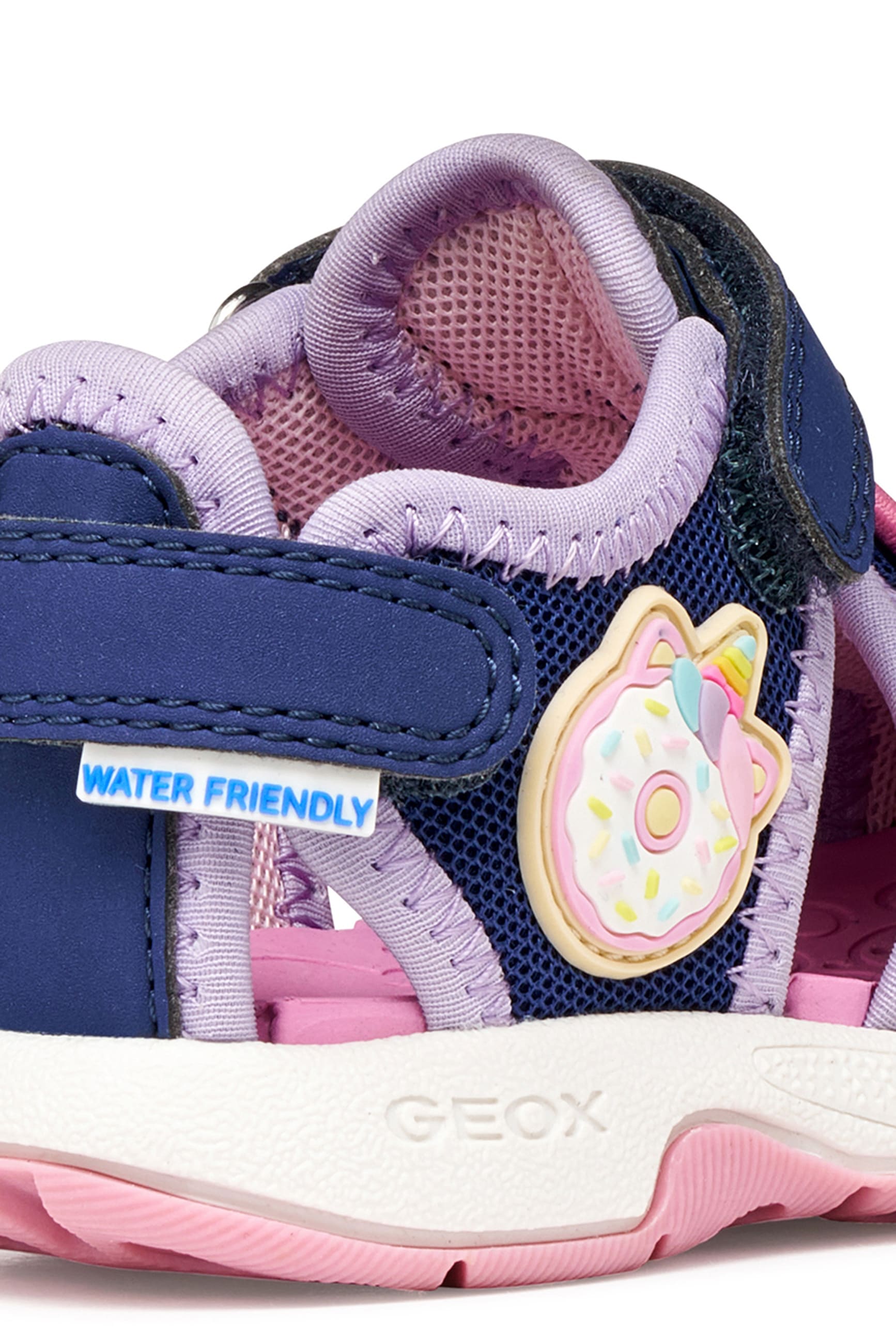 Geox Chaussures de marche »B SANDAL MULTY GIRL«  chaussure bébé, chaussure d'été, chaussure à scratch, gabarit de taille à télécharger