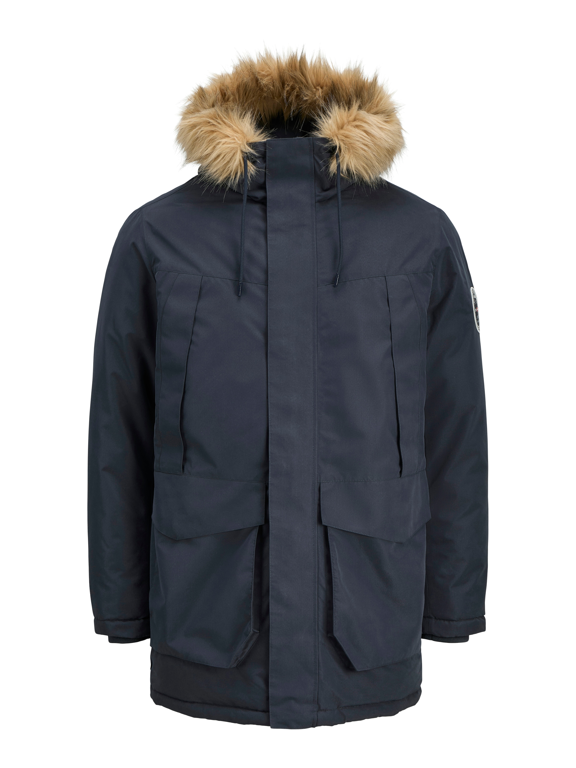 Image of Jack & Jones Parka "JJCAMP FAUX FUR PARKA BF" mit Kapuze