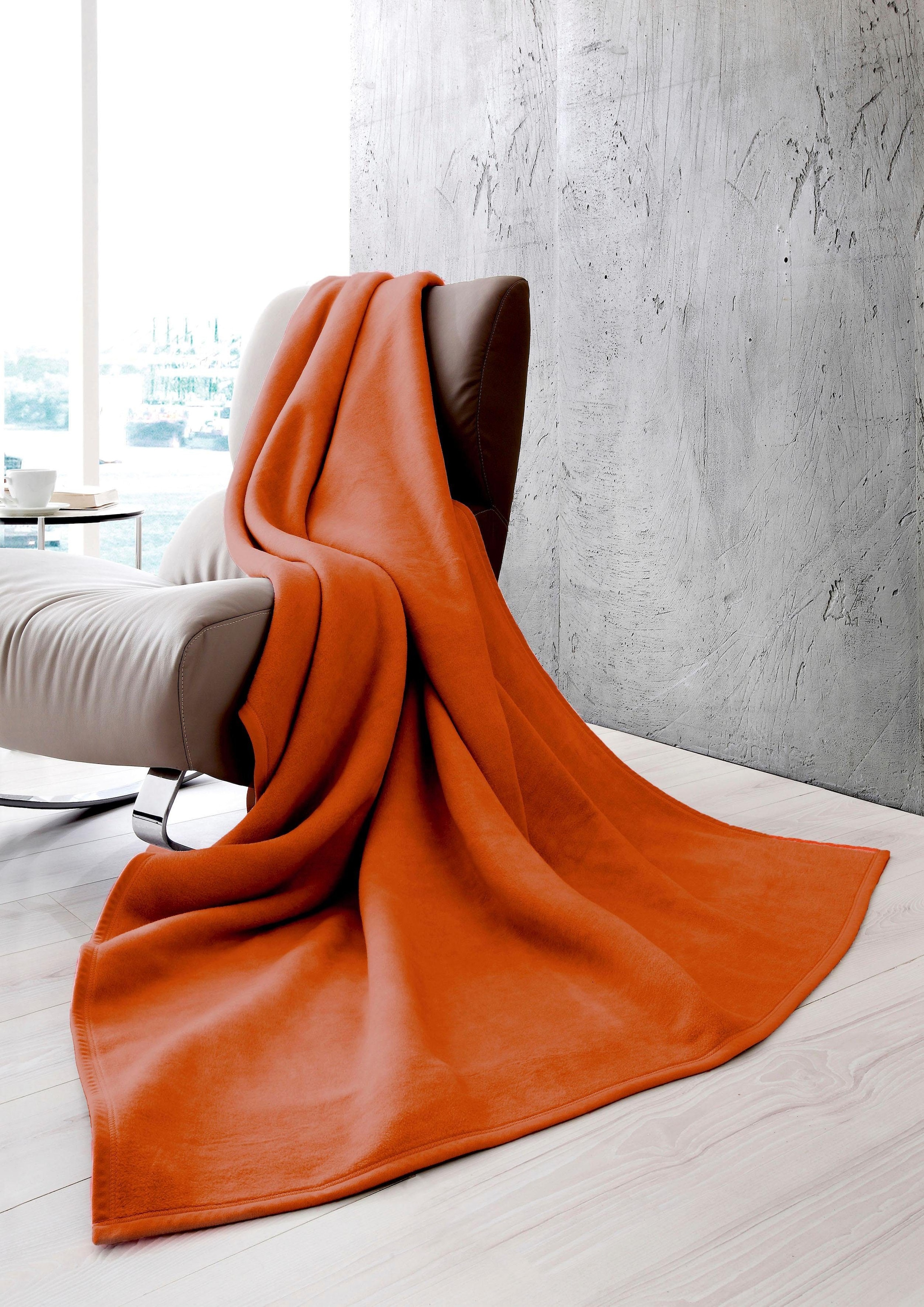 Biederlack Wohndecke "Uno Soft" Kuscheldecke