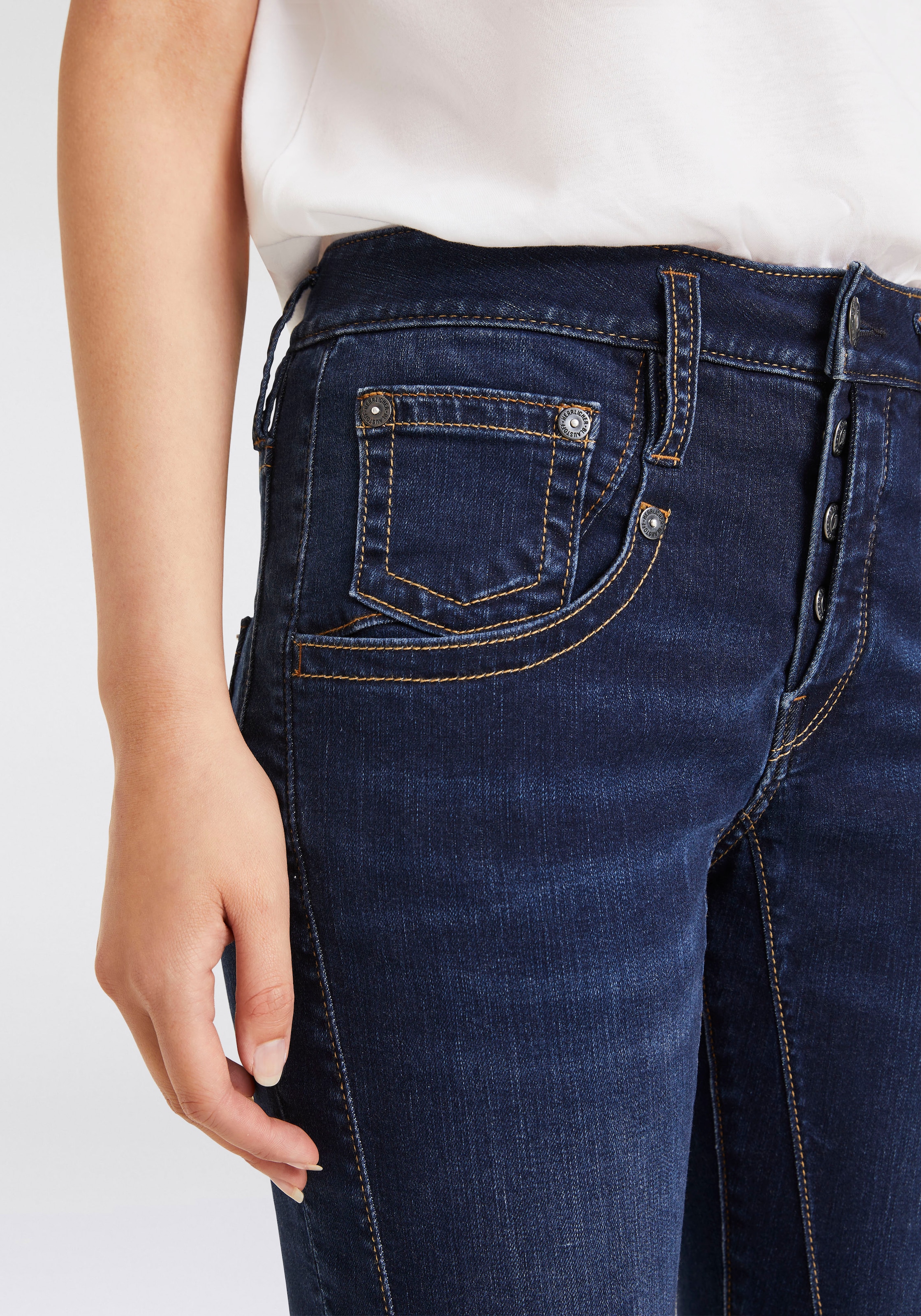 Herrlicher Boyfriend-Jeans »Shyra Cropped Organic Denim«