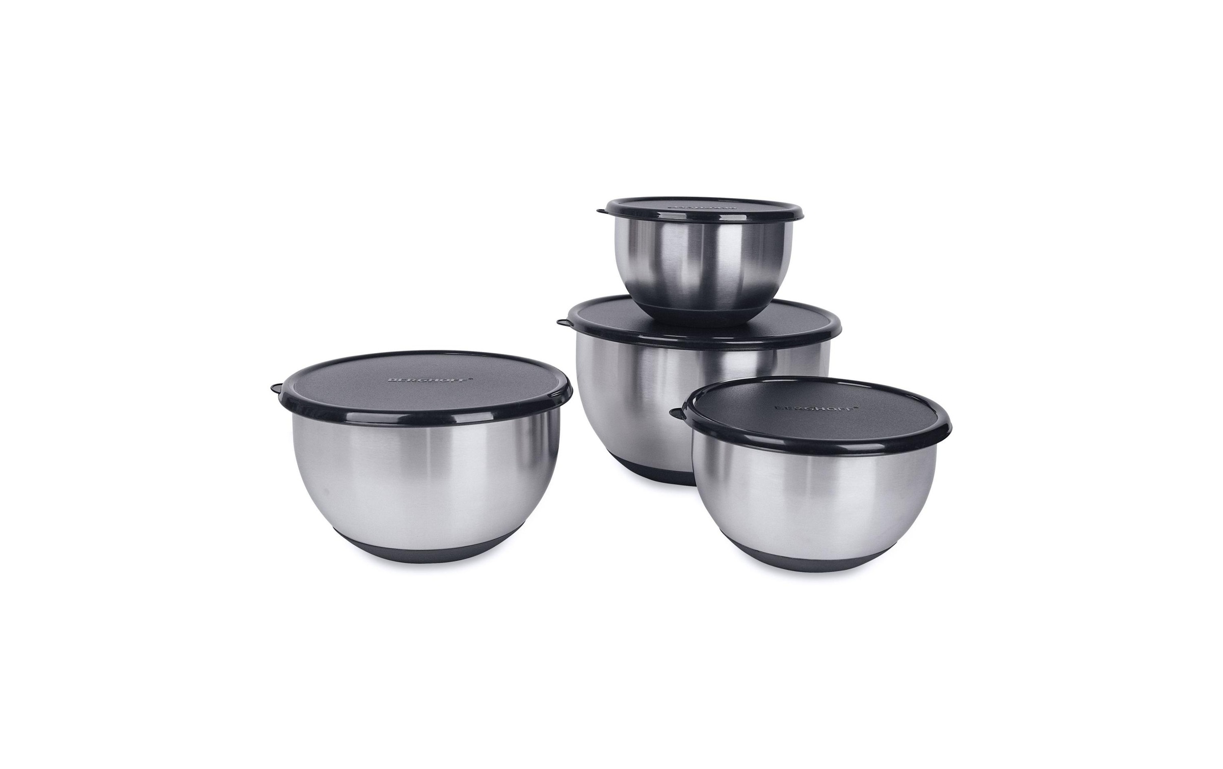 Rührschüssel-Set, Silberfarben, BergHOFF, »Geminis Line 1.5 l/2 l/3 l/4.5 l«