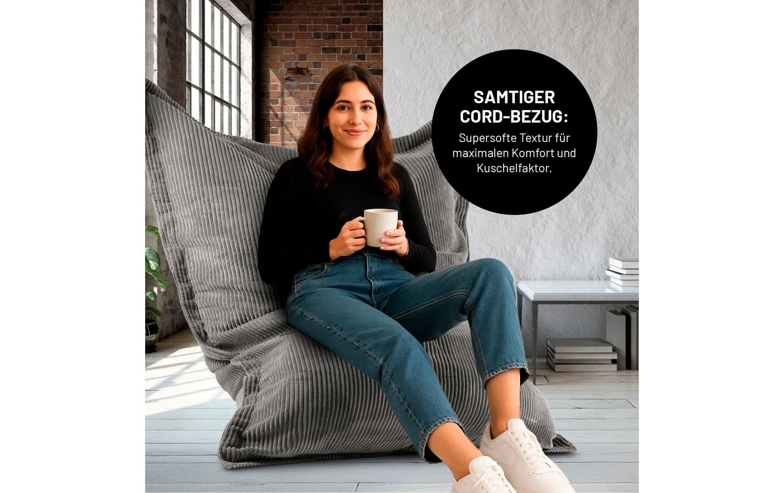 Lumaland Sitzsack »+ Cordhülle 380 l« 3 Stk. tlg.