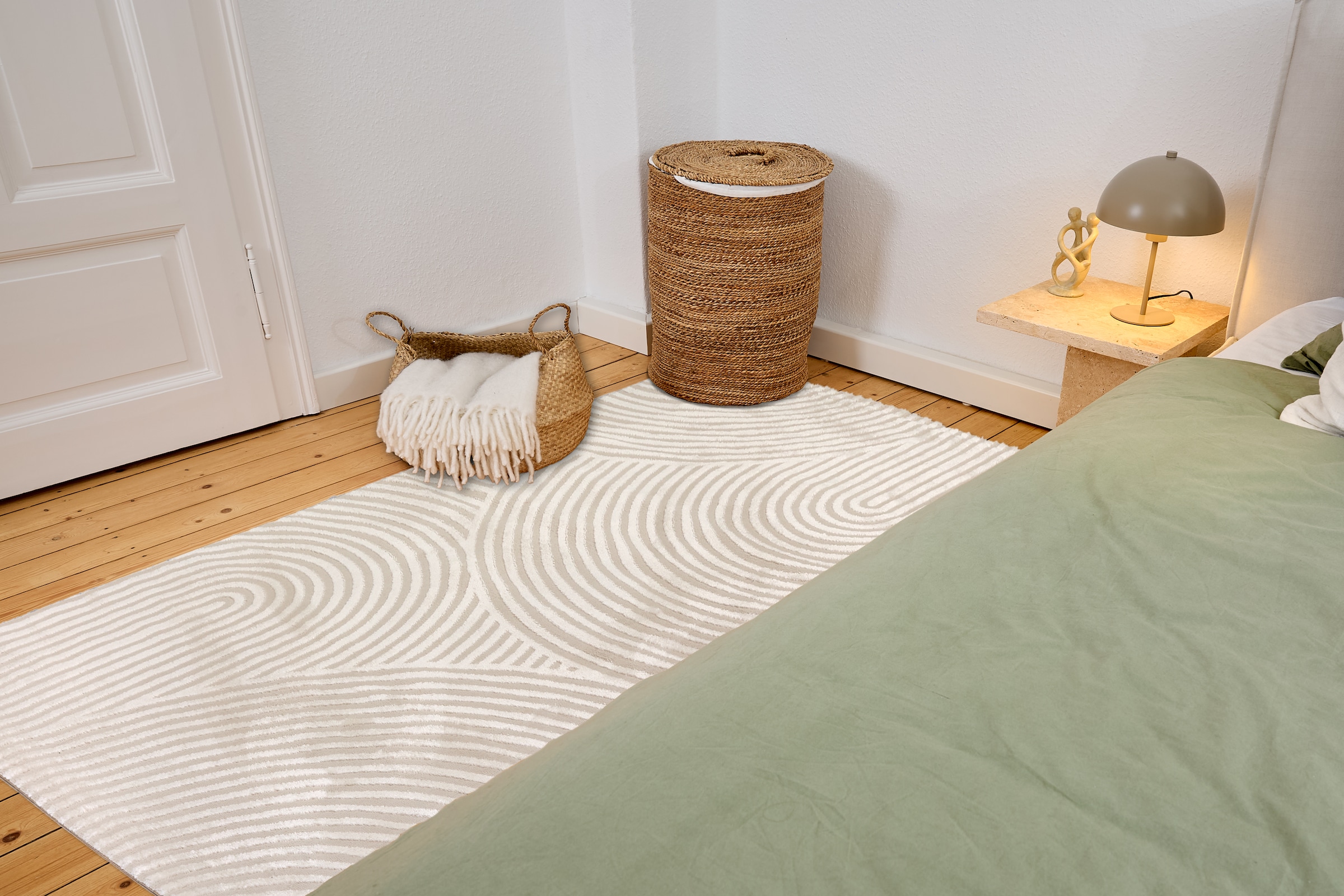 ASTRA Teppich »Jules 253«, rechteckig, 8 mm Höhe, Hoch Tief Struktur, Kurzflor, Wohnzimmer, Schlafzimmer