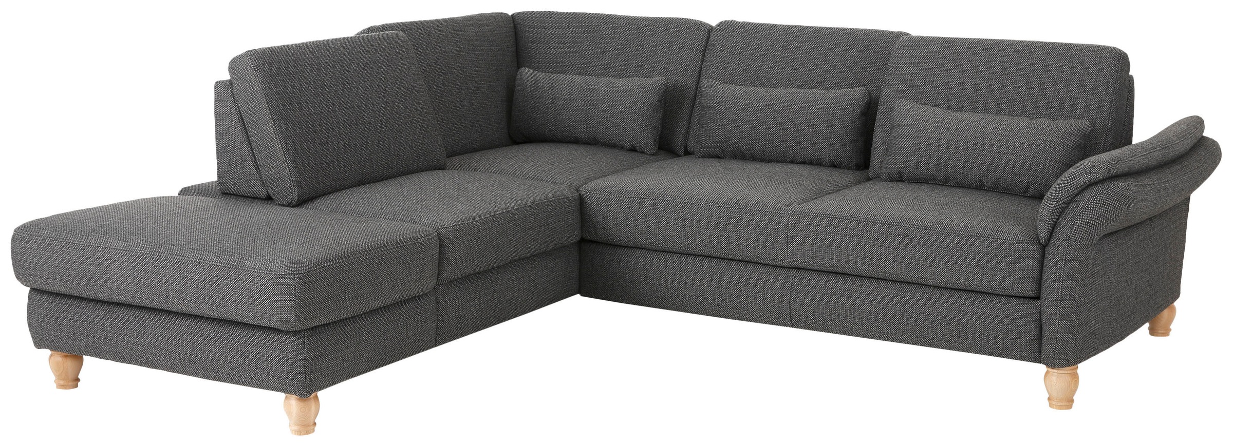 Home affaire Ecksofa »Palace L-Form«, incl. Sitztiefenverstellung, wahlweise mit Bettfunktion und Stauraum