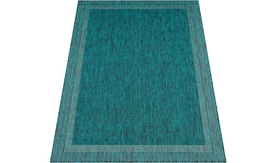 Paco Home Teppich »Kuba 129«, rechteckig, Flachgewebe, Motiv Blätter, In-  und Outdoor geeignet, Wohnzimmer acheter confortablement