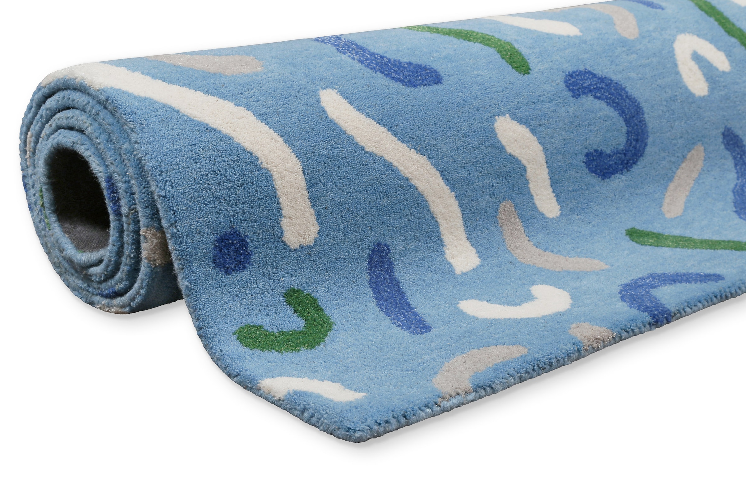 SMART KIDS Tapis pour enfants »Confetti« Rectangulaire 16 mm Höhe Kinder- & Spielteppich, Hoch-Tief-Effekt, Schurwolle, Kinderzimmer