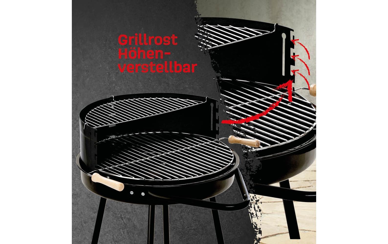 LANDMANN Holzkohlegrill »- 66.5 cm« Rundgrill