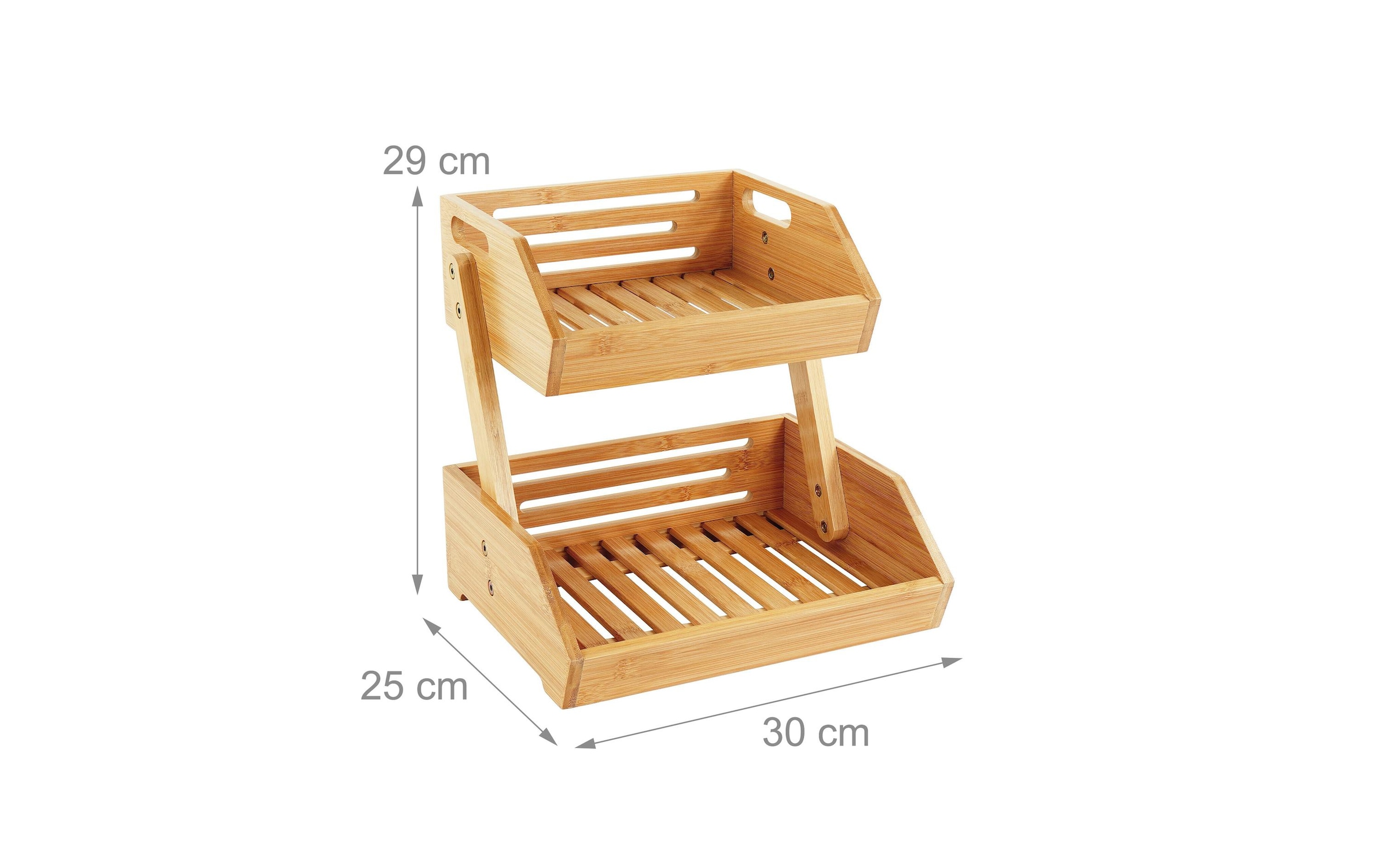 relaxdays Etagere »für Obst 2er«