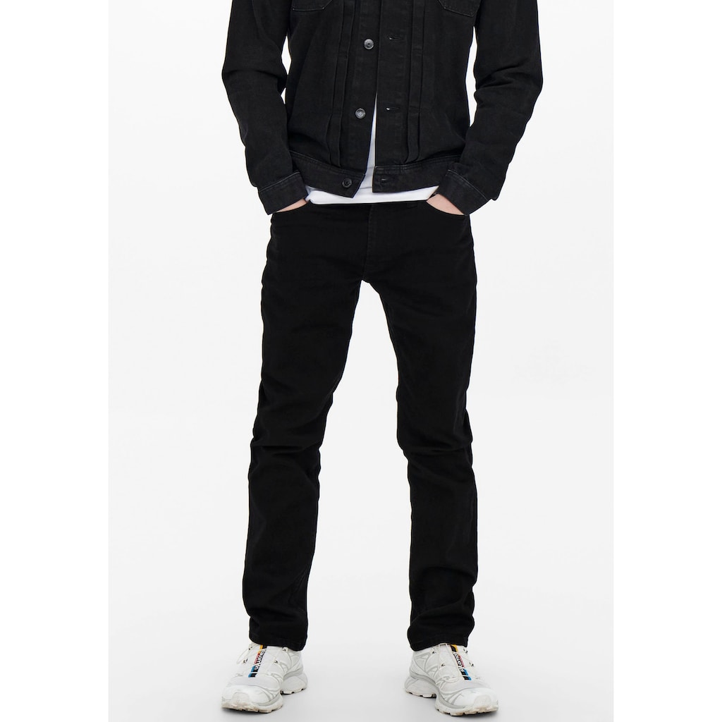 ONLY & SONS Regular-fit-Jeans »WEFT«