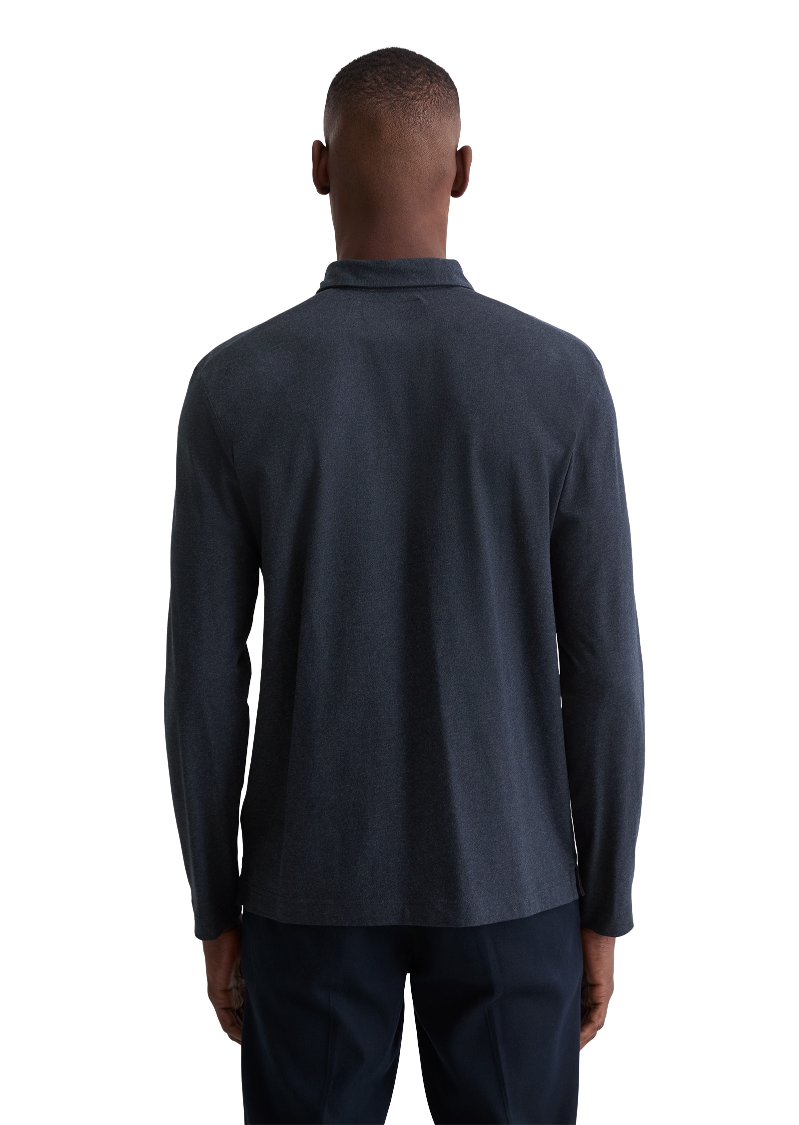 Marc O'Polo Polo à manches longues »Jersey regular fit aus reiner Bio-Baumwolle«