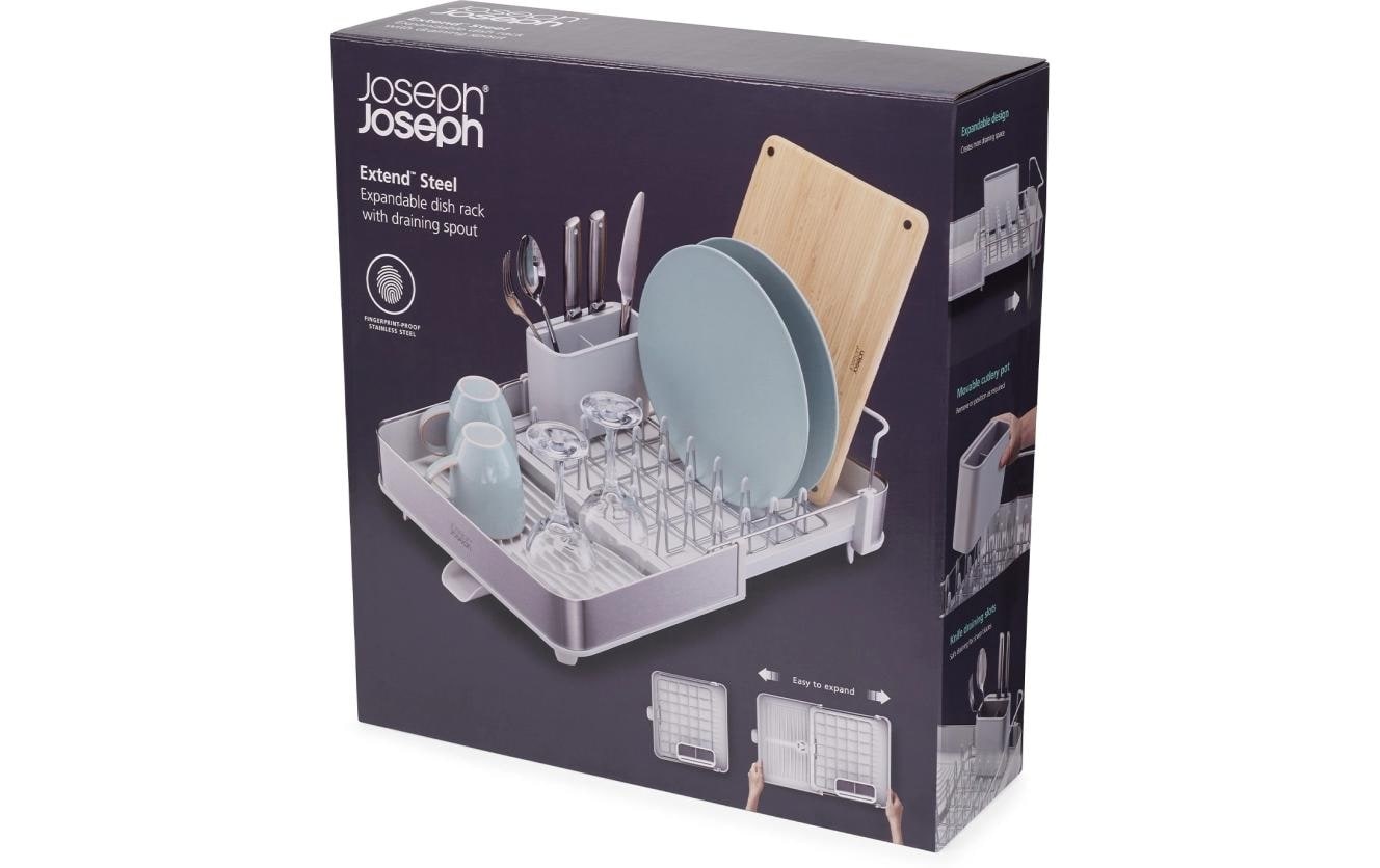 Joseph Joseph Geschirrständer »Abtropfgestell Extend« Ausziehbares Abtropfgestell aus Edelstahl