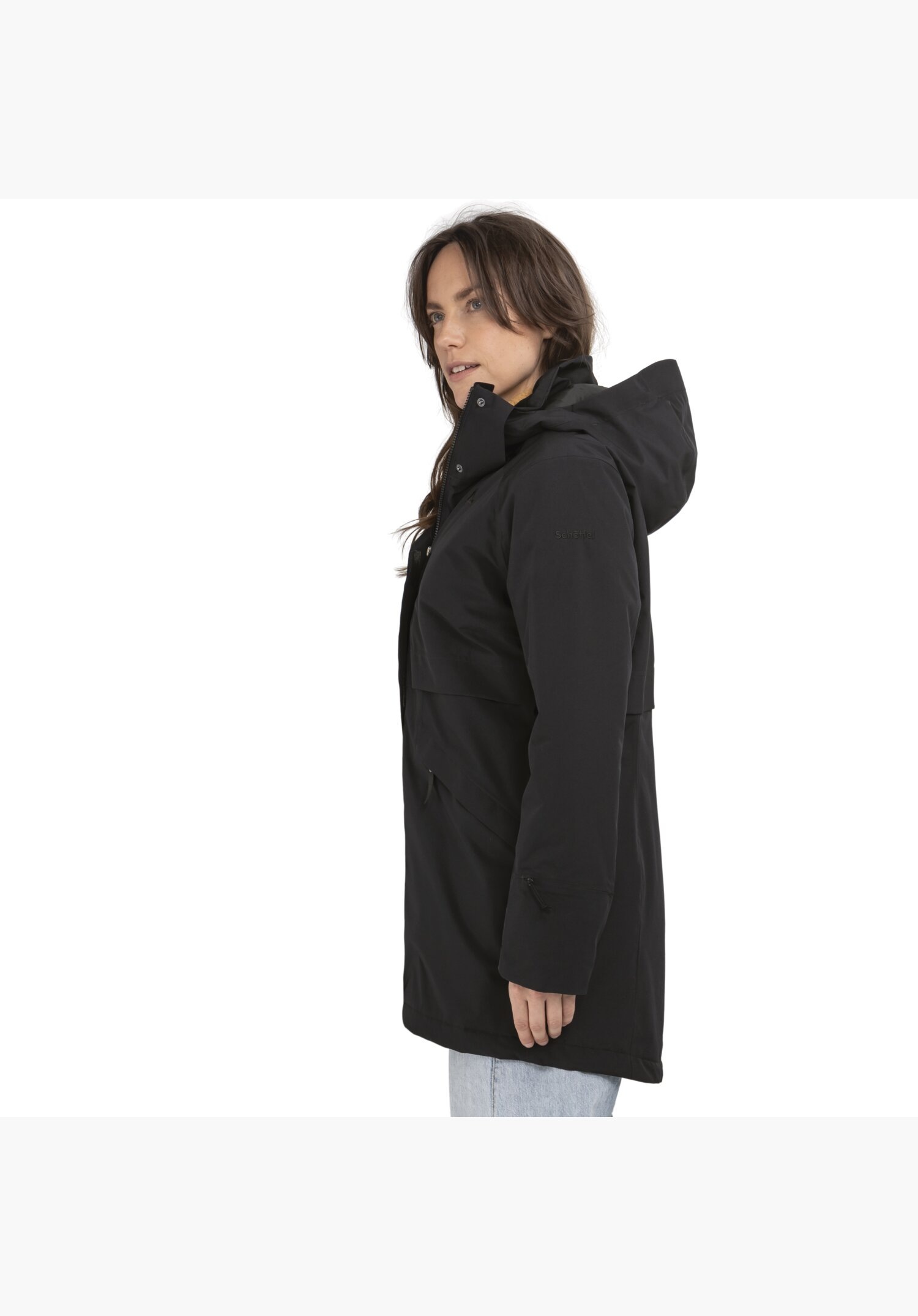 Schöffel Parka »Ins Parka Style Malkay WMS« avec capuche chauffant, coupe-vent, imperméable, veste de mi-saison