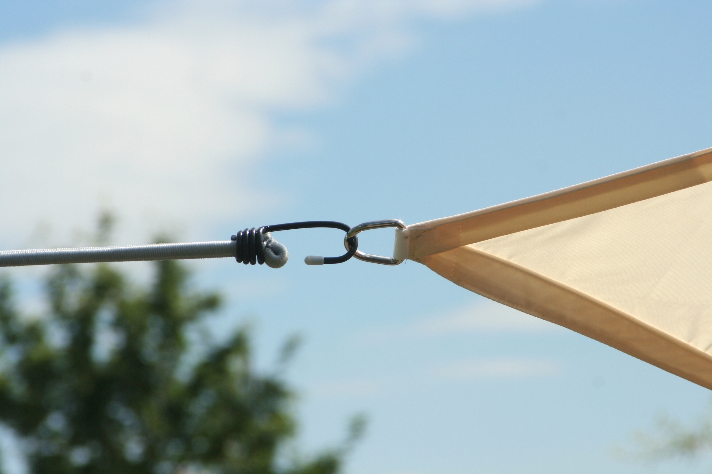 Floracord Sonnensegel B: 360 cm, cremeweiss