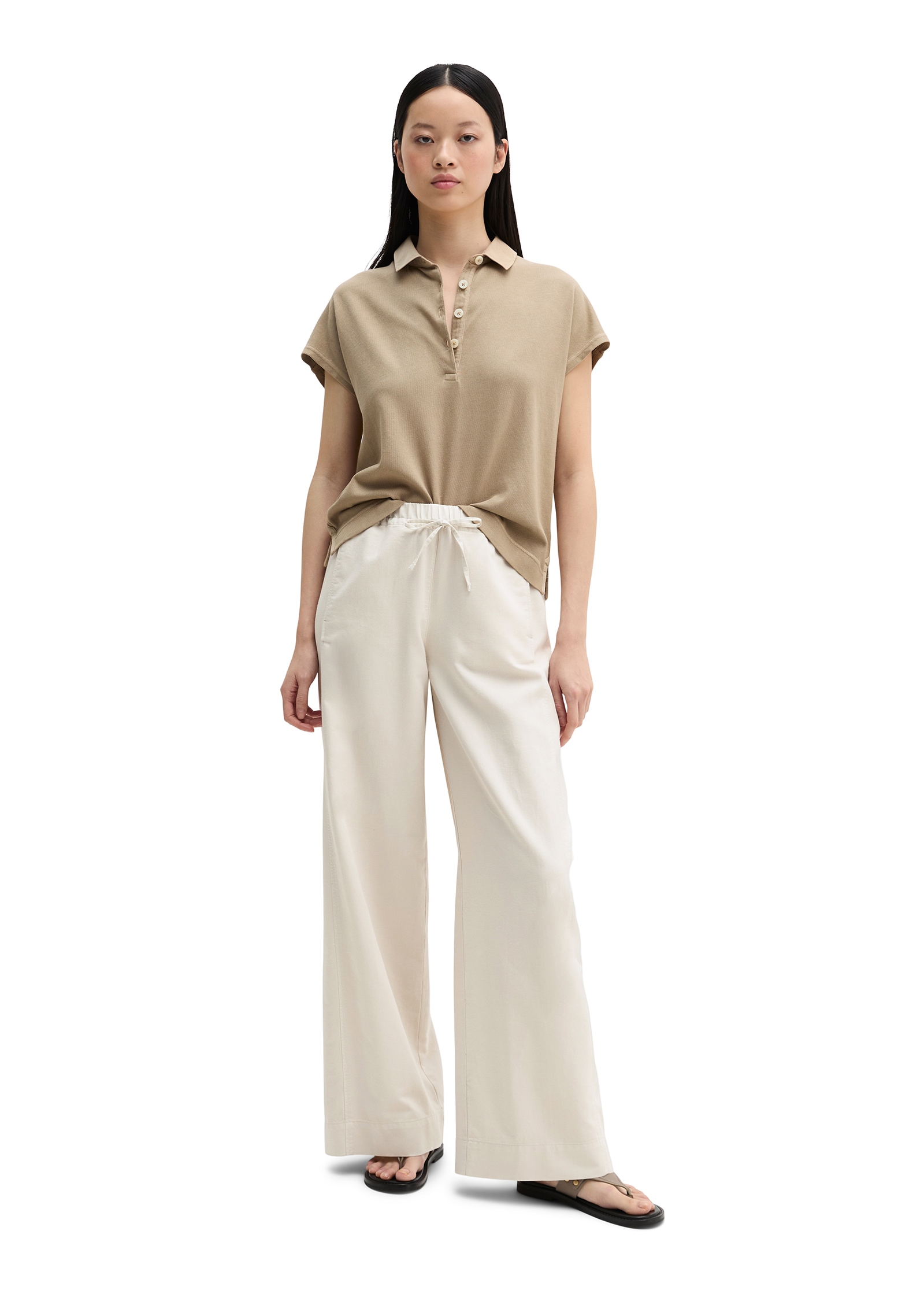 Marc O'Polo Poloshirt oversized, aus leichtem Jersey