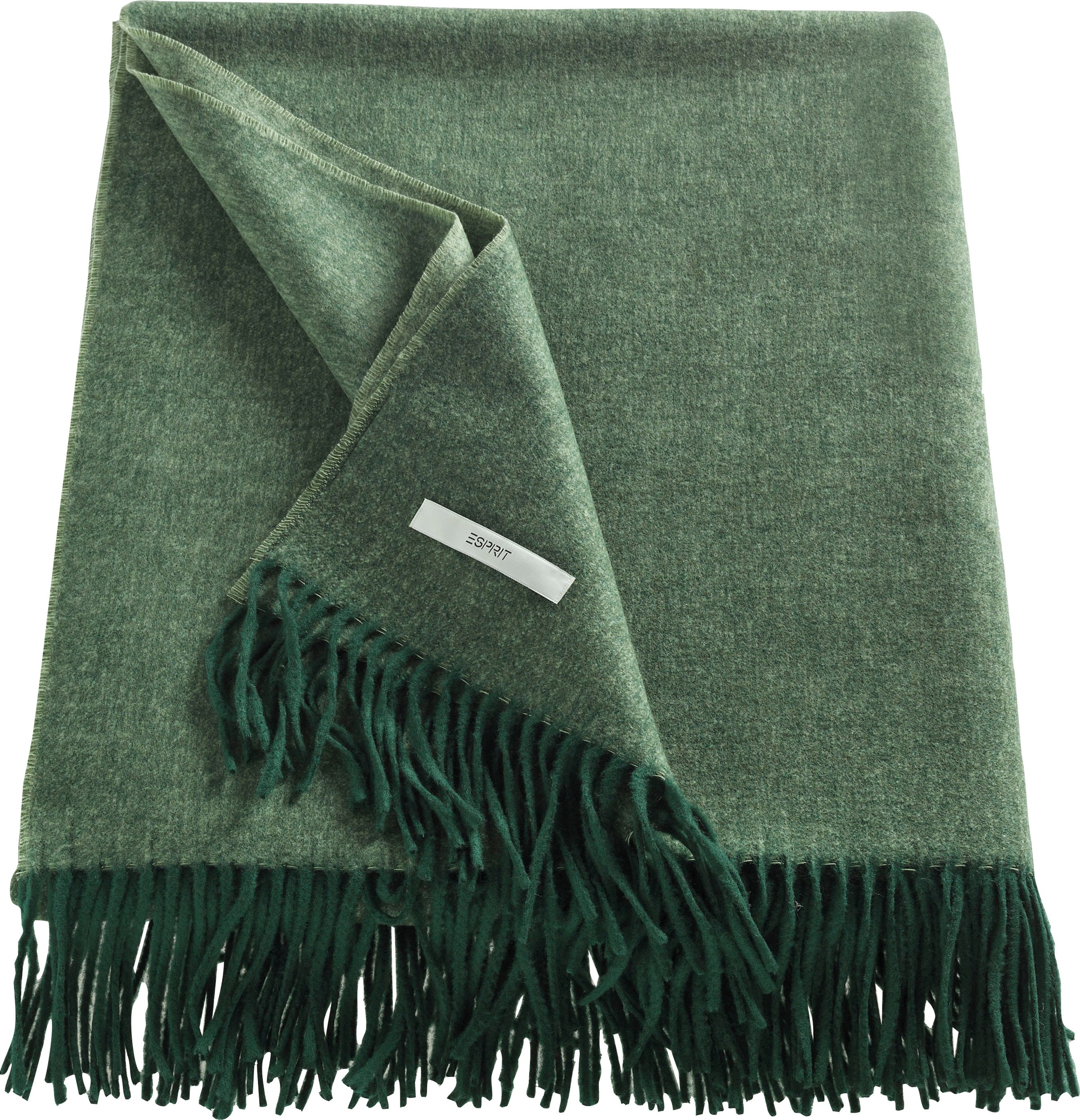 Image of Esprit Wohndecke »Melange«, in Melangeoptik und mit Fransen, Kuscheldecke bei Ackermann Versand Schweiz