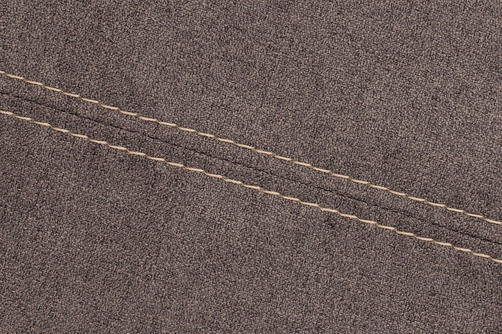 DOMO collection Ecksofa »Florentina zeitlos und elegant, Sitznähte als Designelement, L-Form«, wahlweise mit Bettfunktion, mit Kontrastnaht, Komfortsitzhöhe 47cm