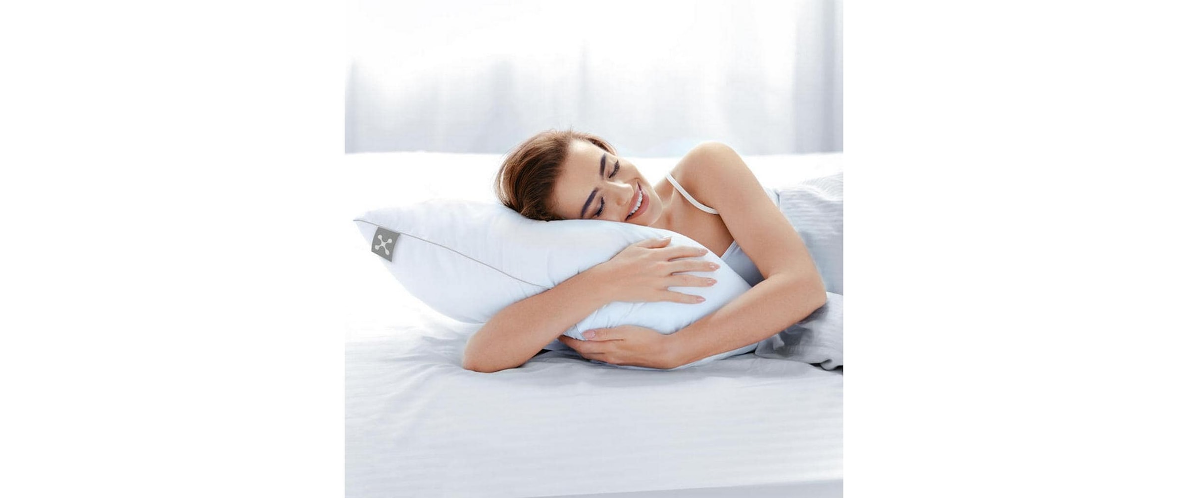 smartsleep Kopfkissen »Soft 40 x 80 cm« Füllung: Synthetik Bezug: Baumwolle 1 Stk. tlg. Nachhaltiges Premium-Kissen mit PrimaLoft Bio-Füllung