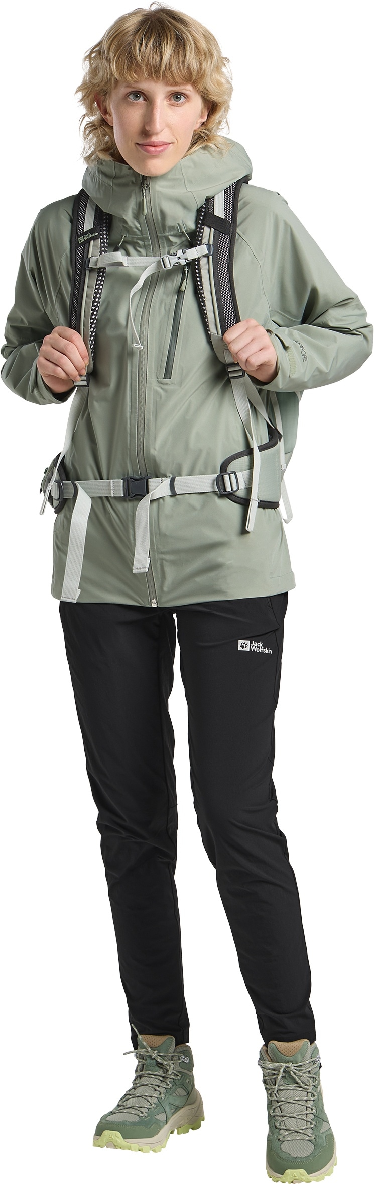 Jack Wolfskin Funktionsjacke »EAGLE PEAK 2L JKT W« mit Kapuze