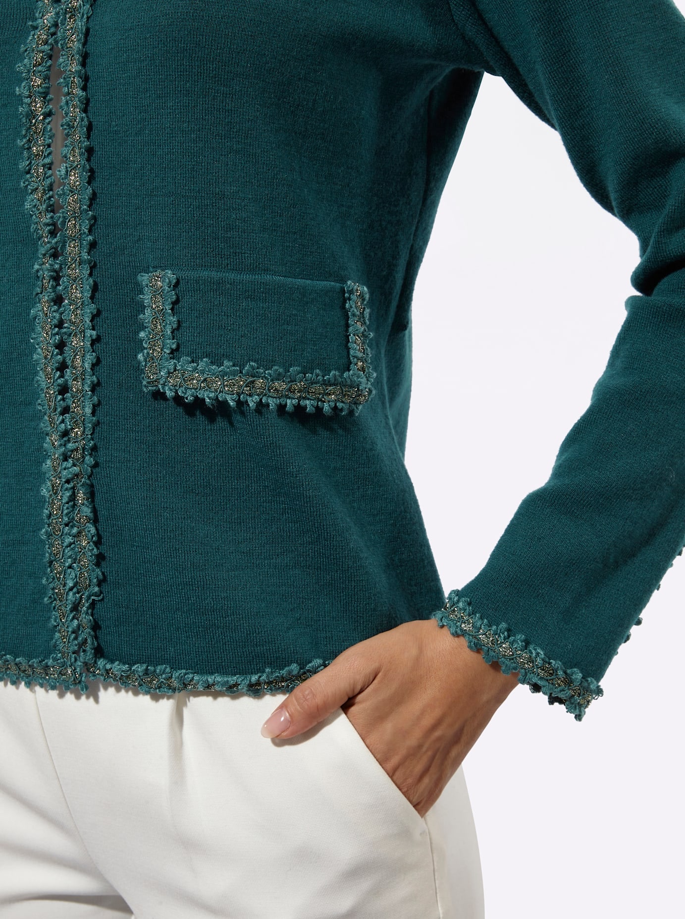 creation L Veste en tricot
