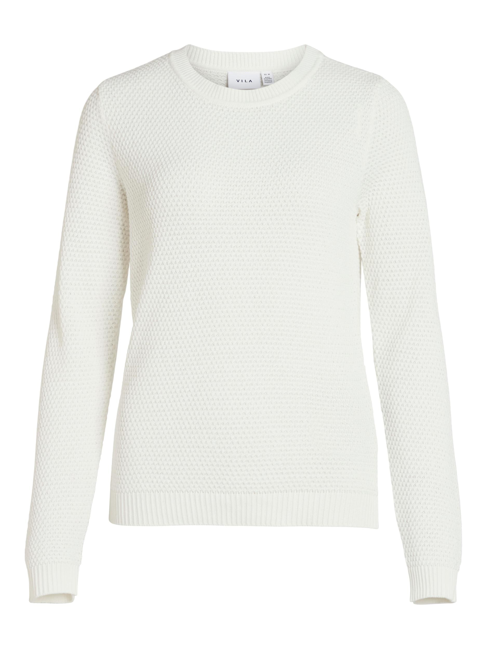 Vila Rundhalspullover »VIDALO O-NECK L/S KNIT TOP- NOOS«