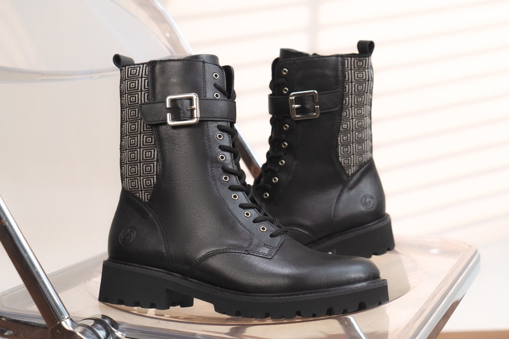 Remonte Schnürstiefelette  Schnürboots, Profilsohle, Blockabsatz, mit Innenreissverschluss