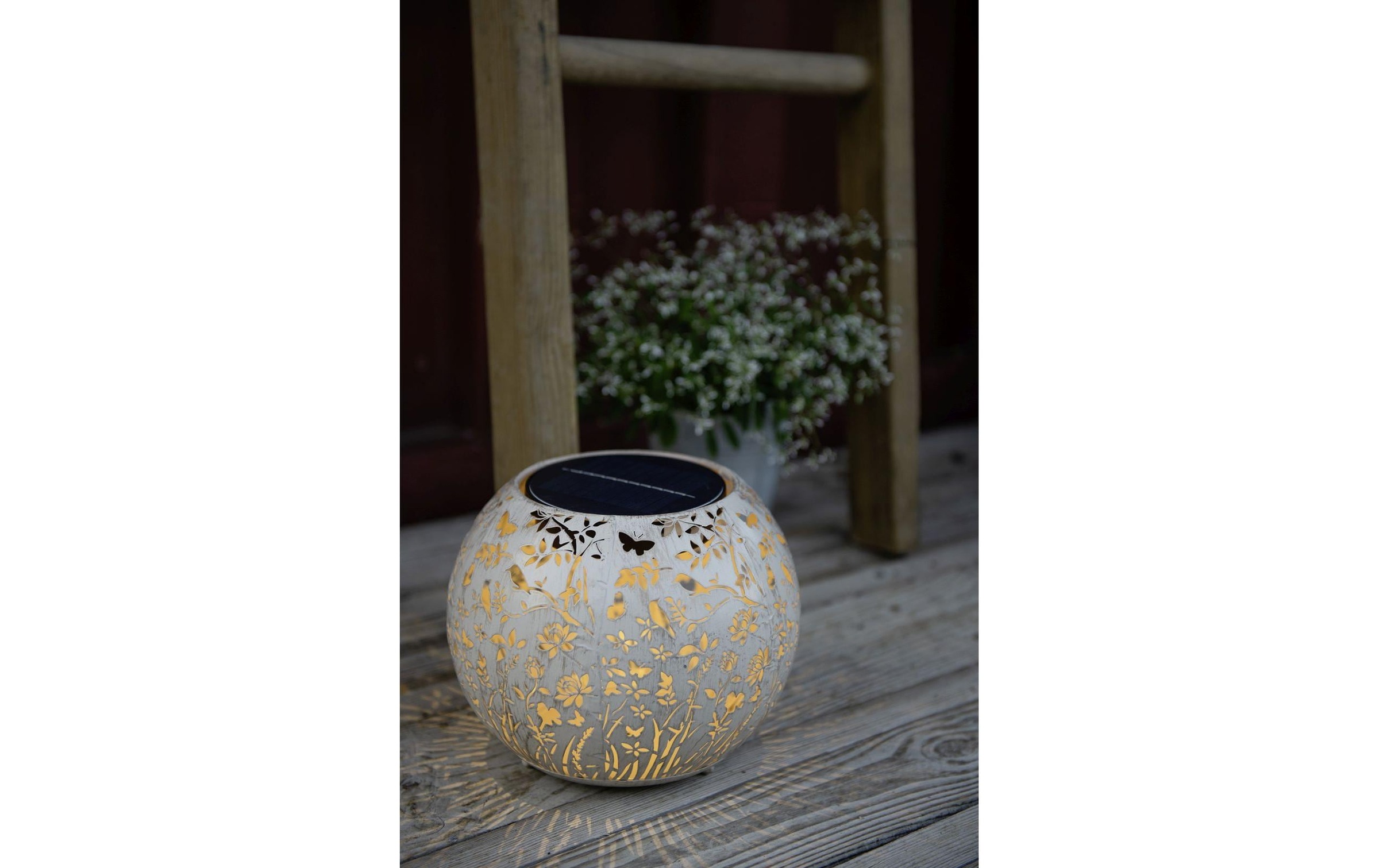 STT LED Solarleuchte »Globe Verana« Warmweiss