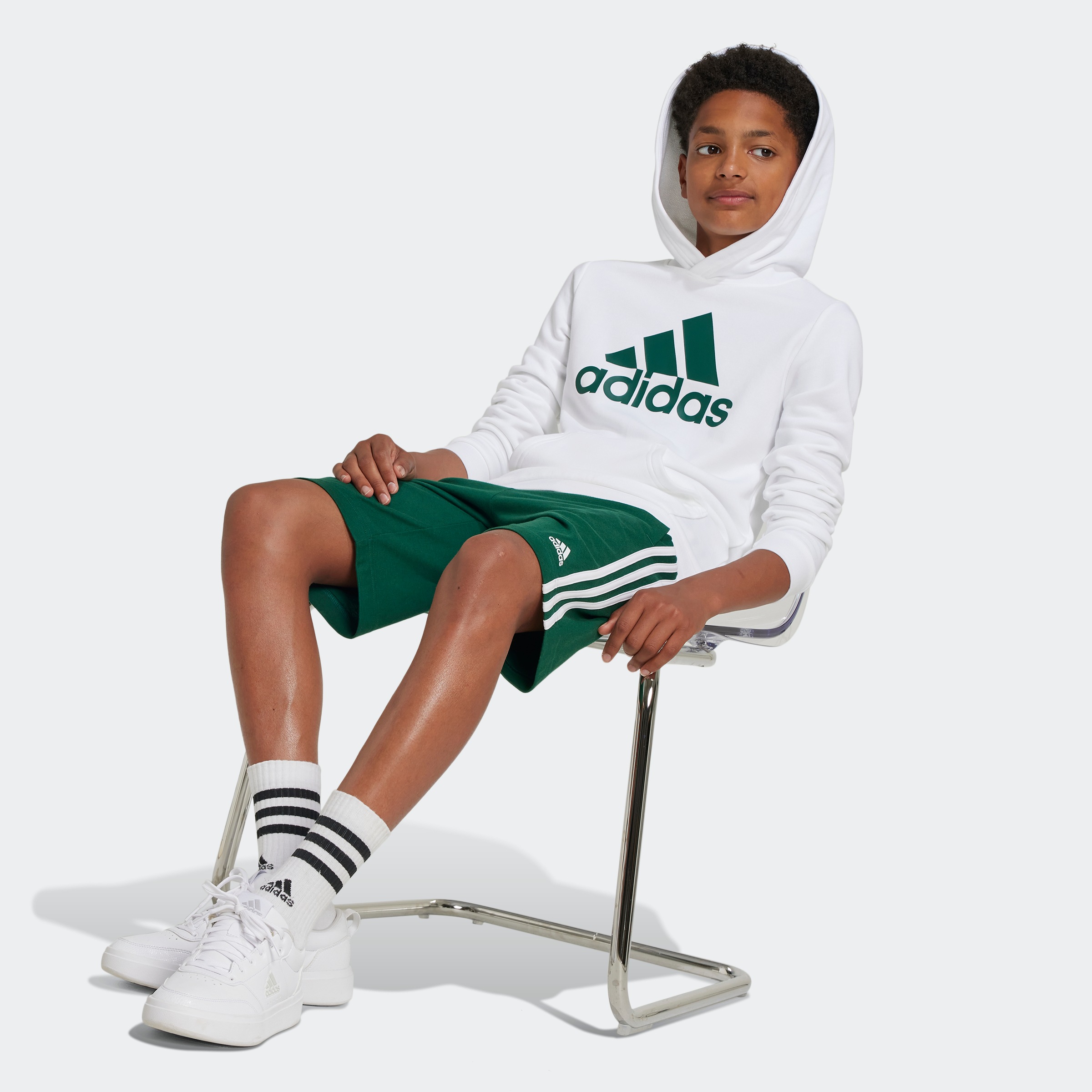 adidas Sportswear Kapuzensweatshirt »BIG LOGO ESSENTIALS COTTON HOODIE«