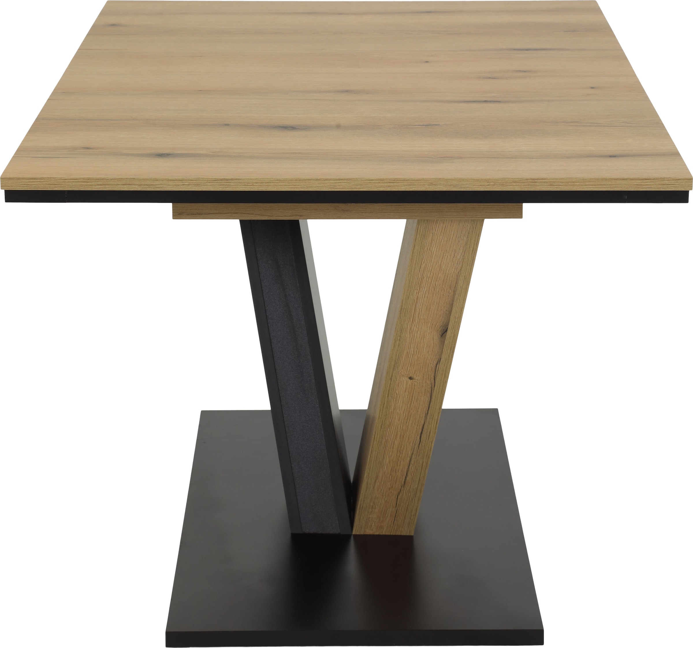 HELA Ensemble de salle à manger »EMS Tisch 140-180x90 cm ausziehbar, Esstisch inkl. 4 Stühle« Ensemble, ensemble 5 pièces, table à manger plus 4 chaises, 5 cuis tlg. Table extensible Freischwinger, chaise avec ressorts, best-seller