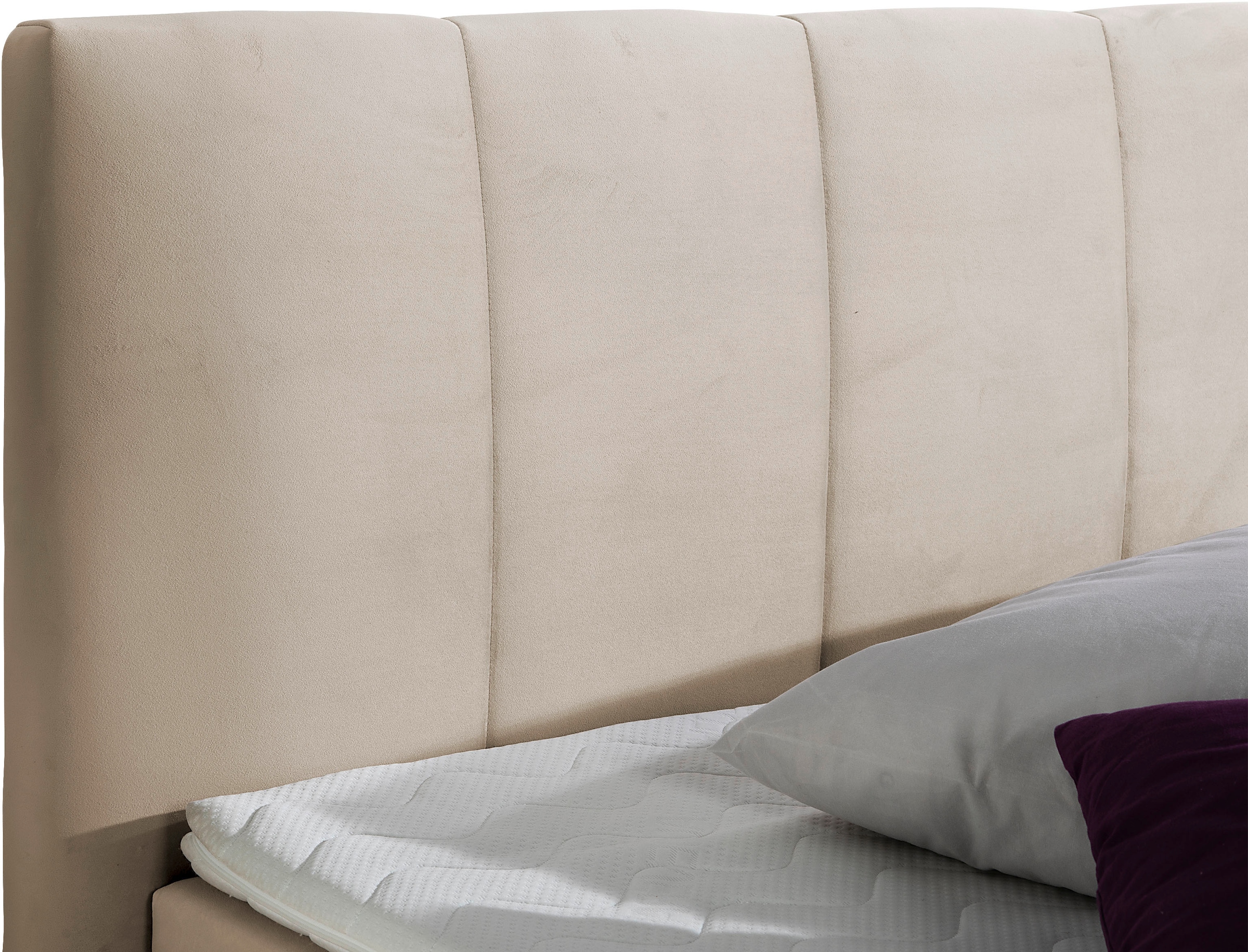 Home affaire Boxbett »Hanelore inkl. Bettkasten und Topper« Boxbett mit Bettkasten und Fussteil, inkl. Topper