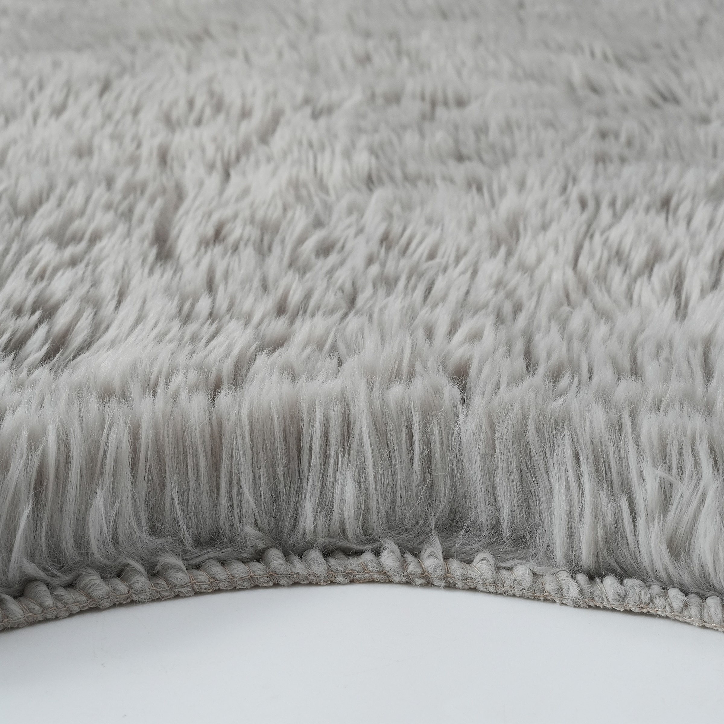 GOODproduct Hochflor-Teppich »Mollin, Fellform, leichter Glanz« rechteckig 30 mm Höhe Kunstfell, Fellimitat, waschbar, flauschig, weich, Wohnzimmer