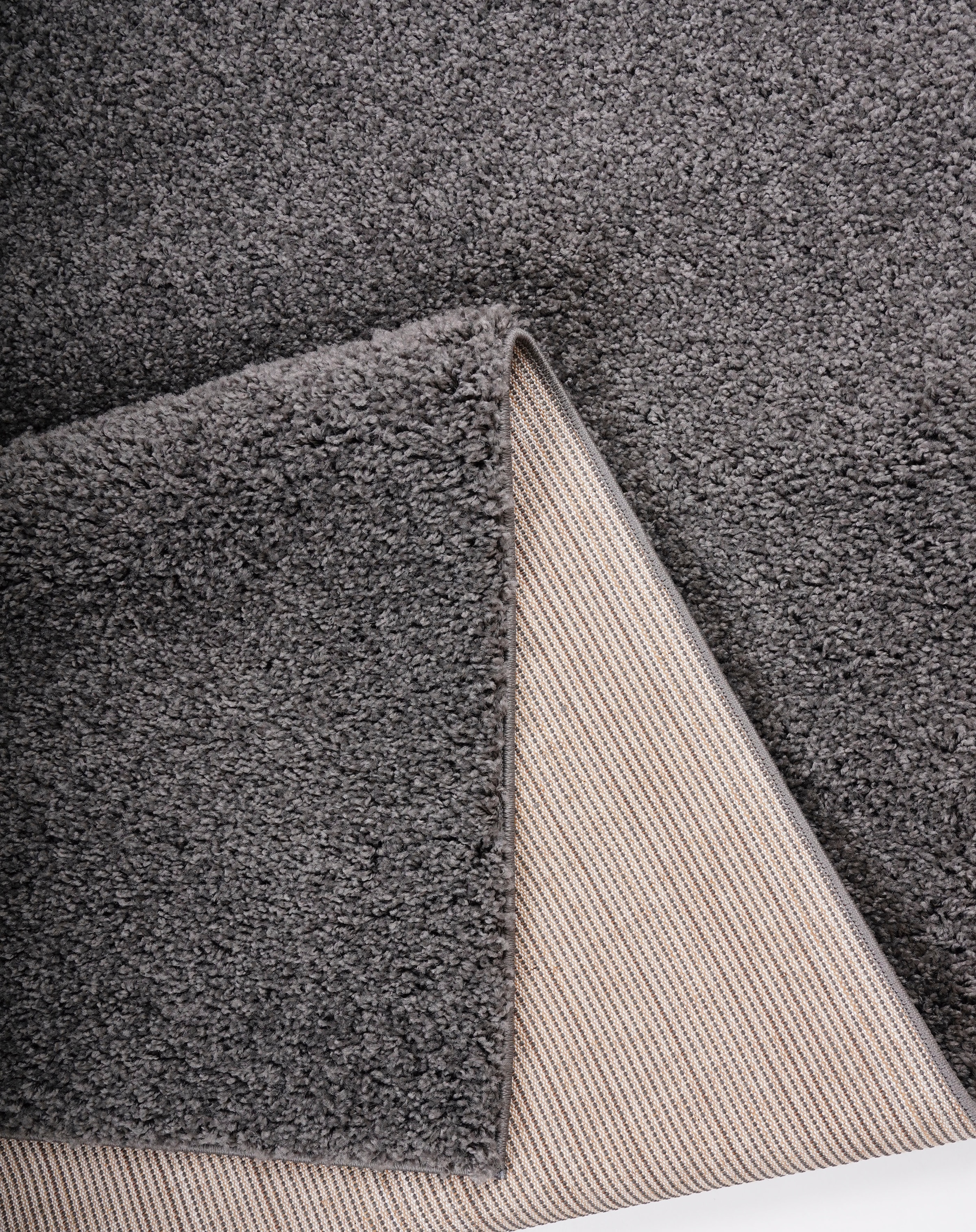 Bruno Banani Bettumrandung »Shaggy Soft«, (3 tlg.), gewebt, Uni-Farben, besonders weich, Bettvorleger, Läufer-Set