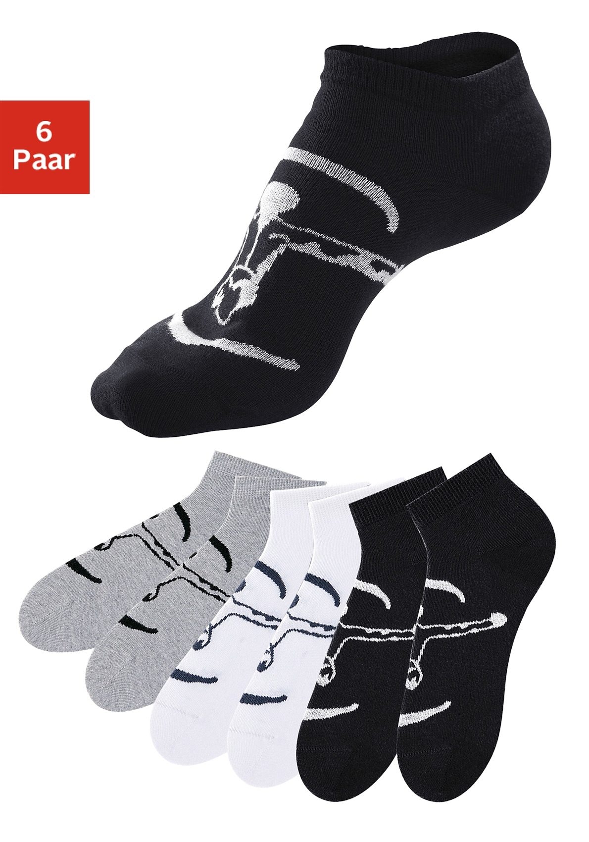Image of Chiemsee Sneakersocken Packung, 6 Paar tlg. ideal für Sport & Freizeit
