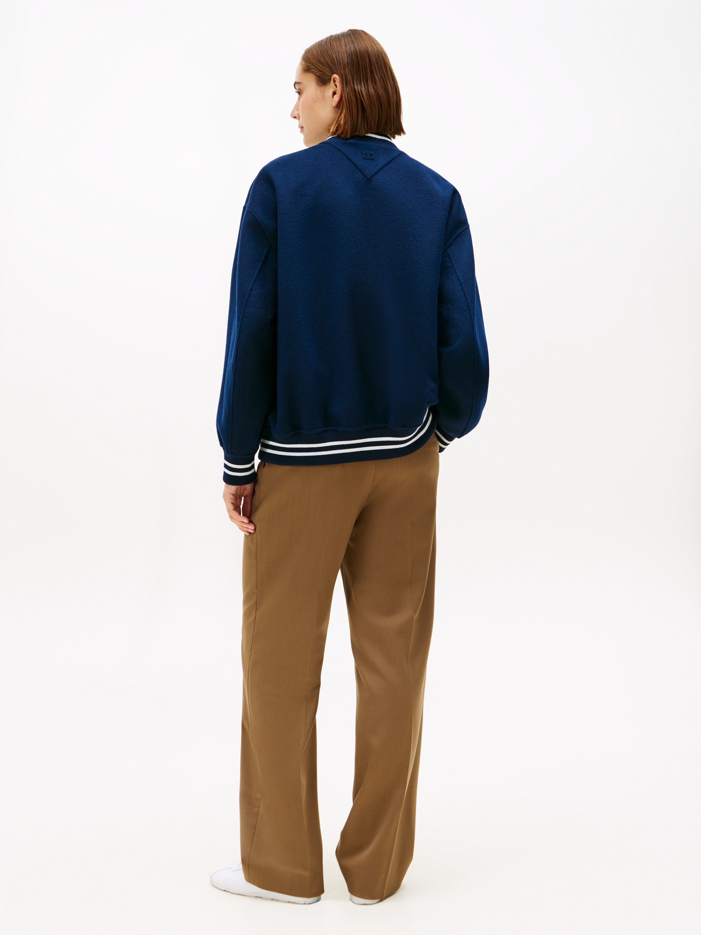 Tommy Hilfiger Veste bomber »DF WOOL VARSITY BOMBER« mit Wolle