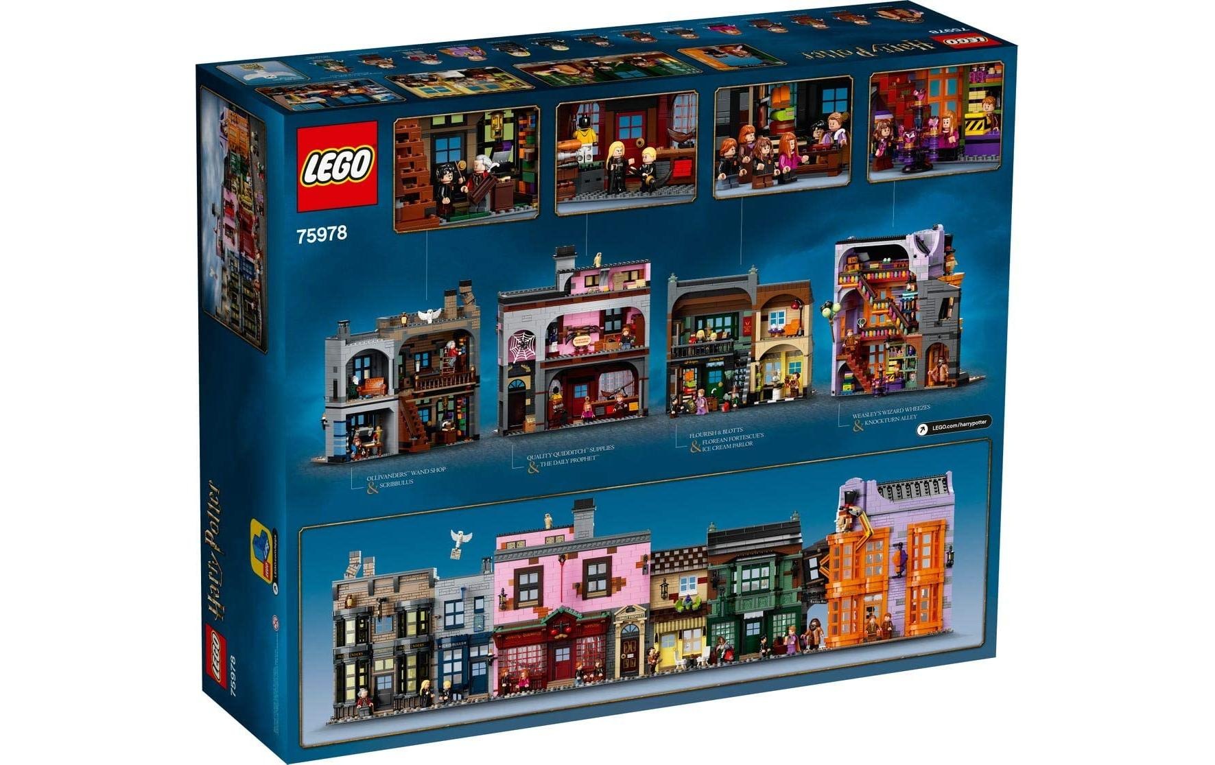 LEGO® Spielbausteine »Harry Potter Winkelgasse«, (5544 St.)