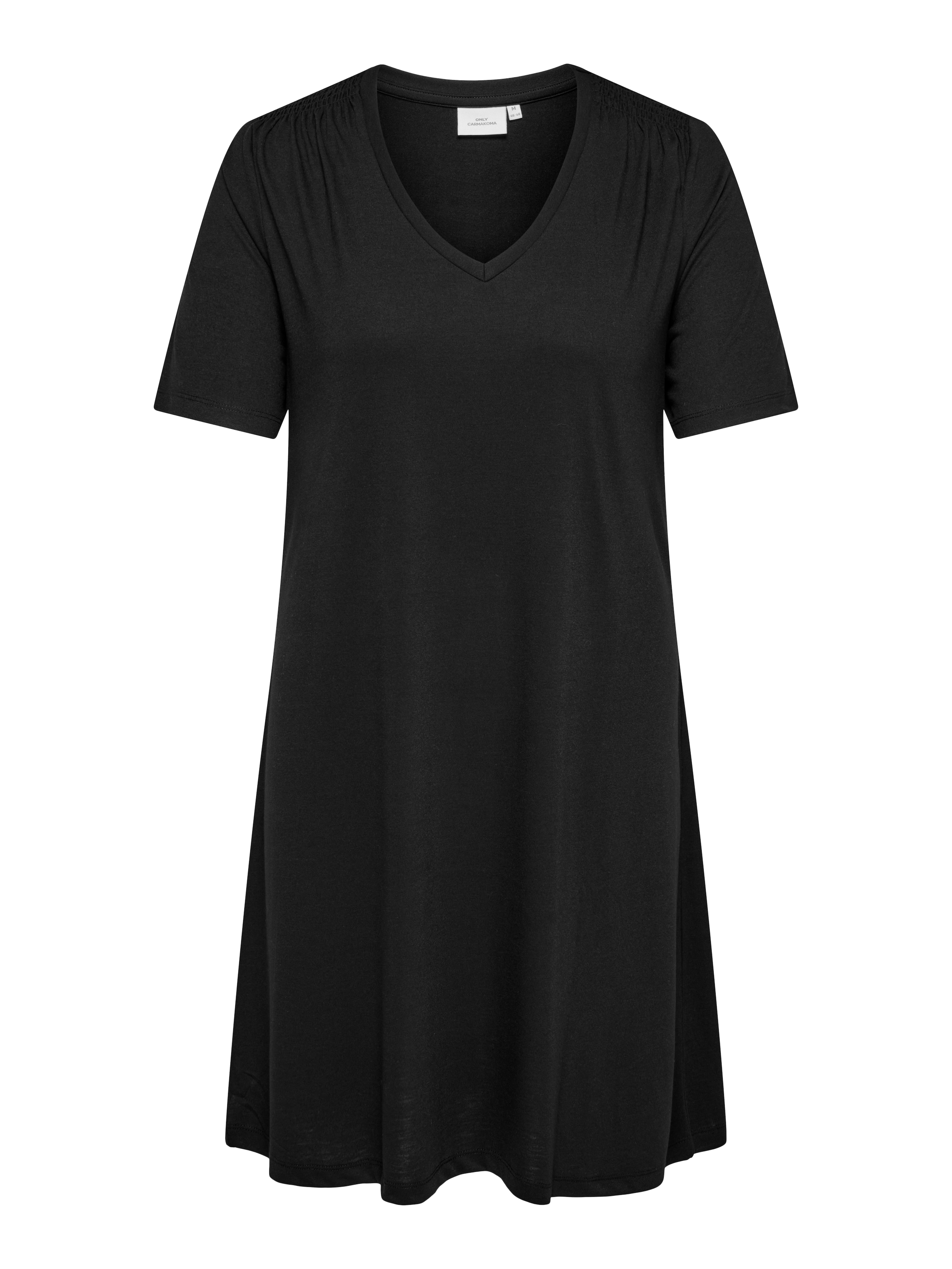 Image of ONLY CARMAKOMA Minikleid "CARCORAL S/S V-NECK ABK DRESS JRS"
