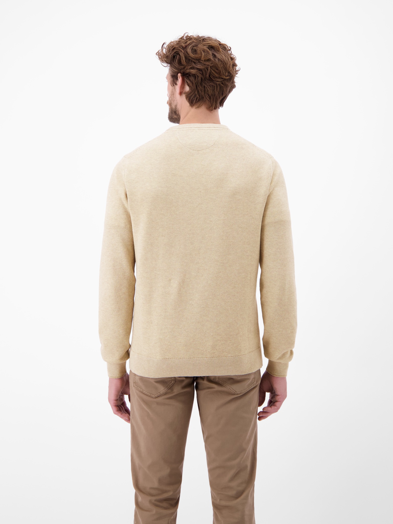 LERROS Strickpullover mit Rippbündchen