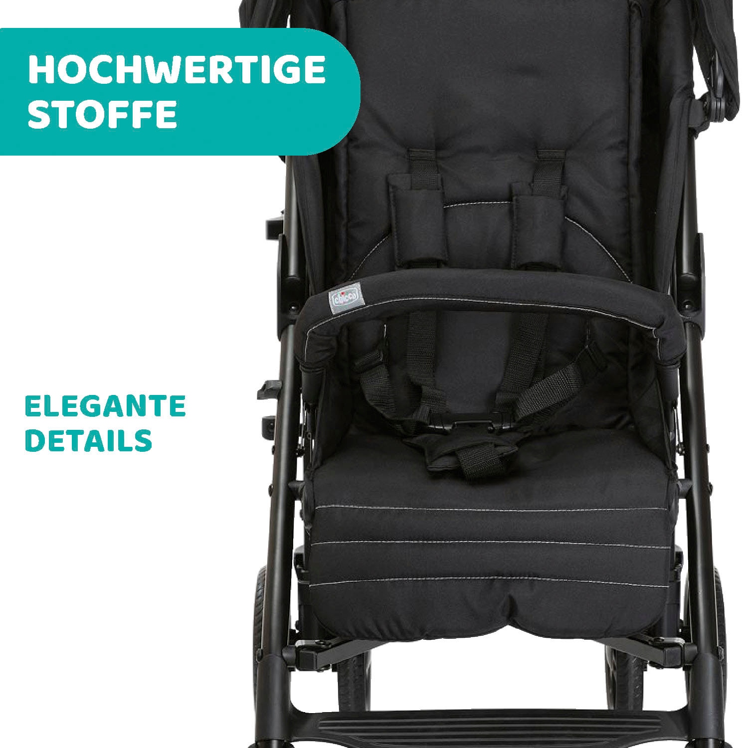 Chicco Sportbuggy »Lite Way4, Jet Black«, 22 kg, mit Aluminium-Rahmen