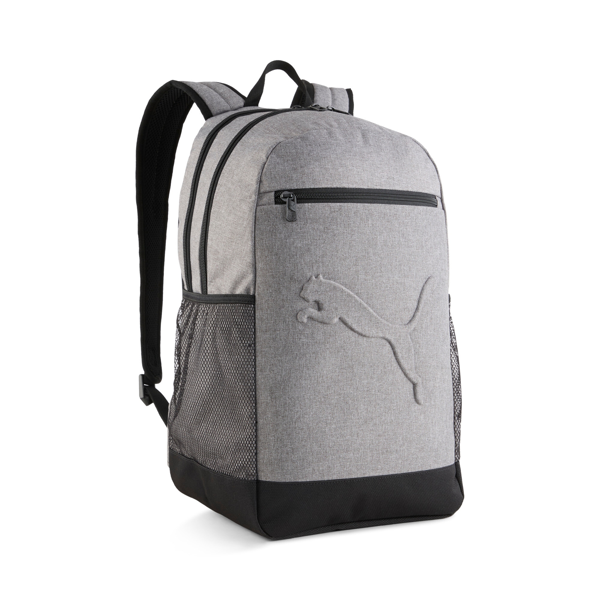 Image of PUMA Rucksack "BUZZ HEATHER BACKPACK" für Erwachsene, mit mehreren Reissverschlussfächern, pflegeleicht