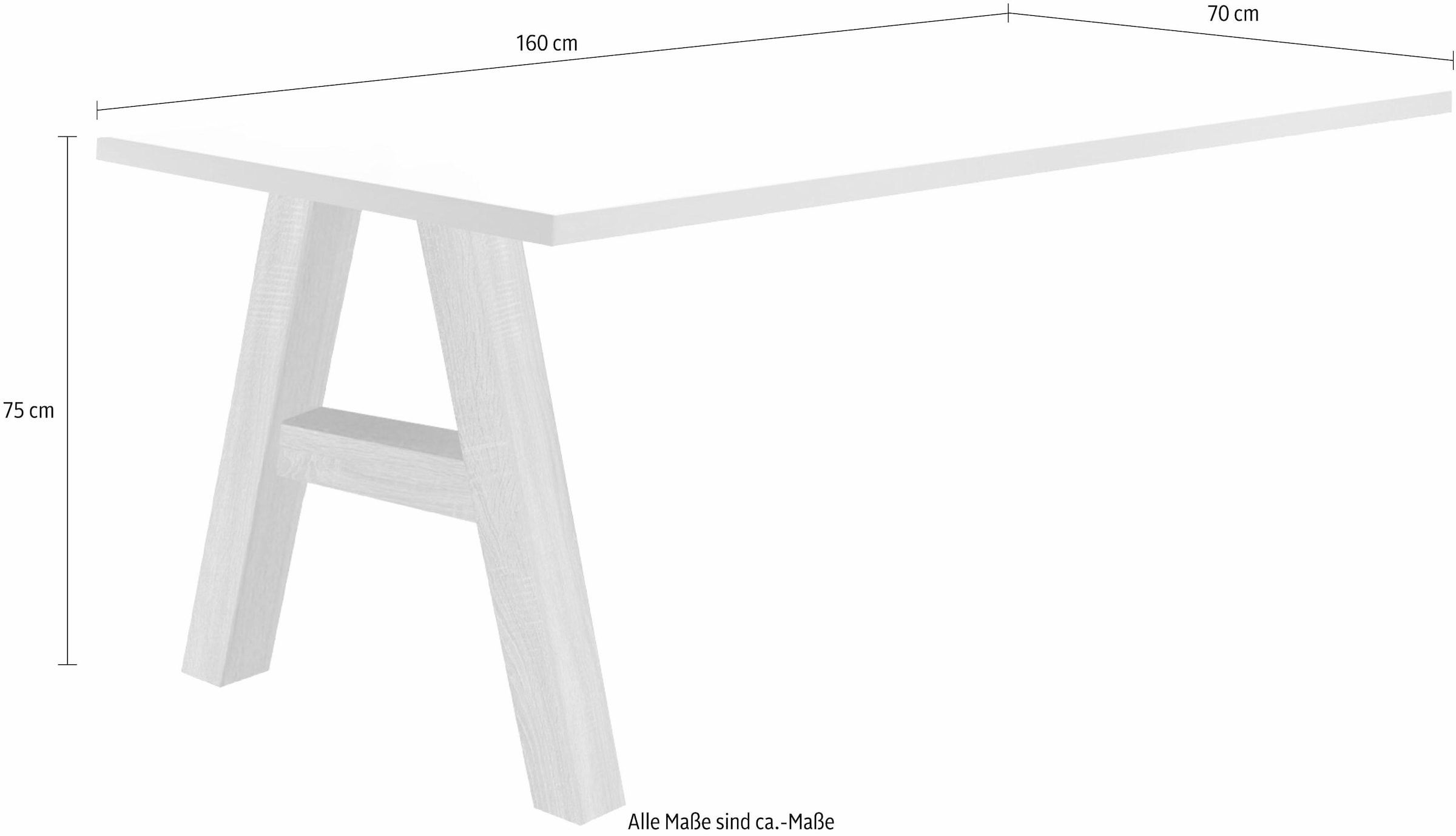 Mäusbacher Table d'extension »Mio«