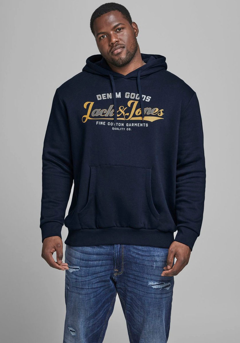 Image of Jack & Jones Kapuzensweatshirt »LOGO SWEAT HOOD«, bis Grösse 6XL bei Ackermann Versand Schweiz