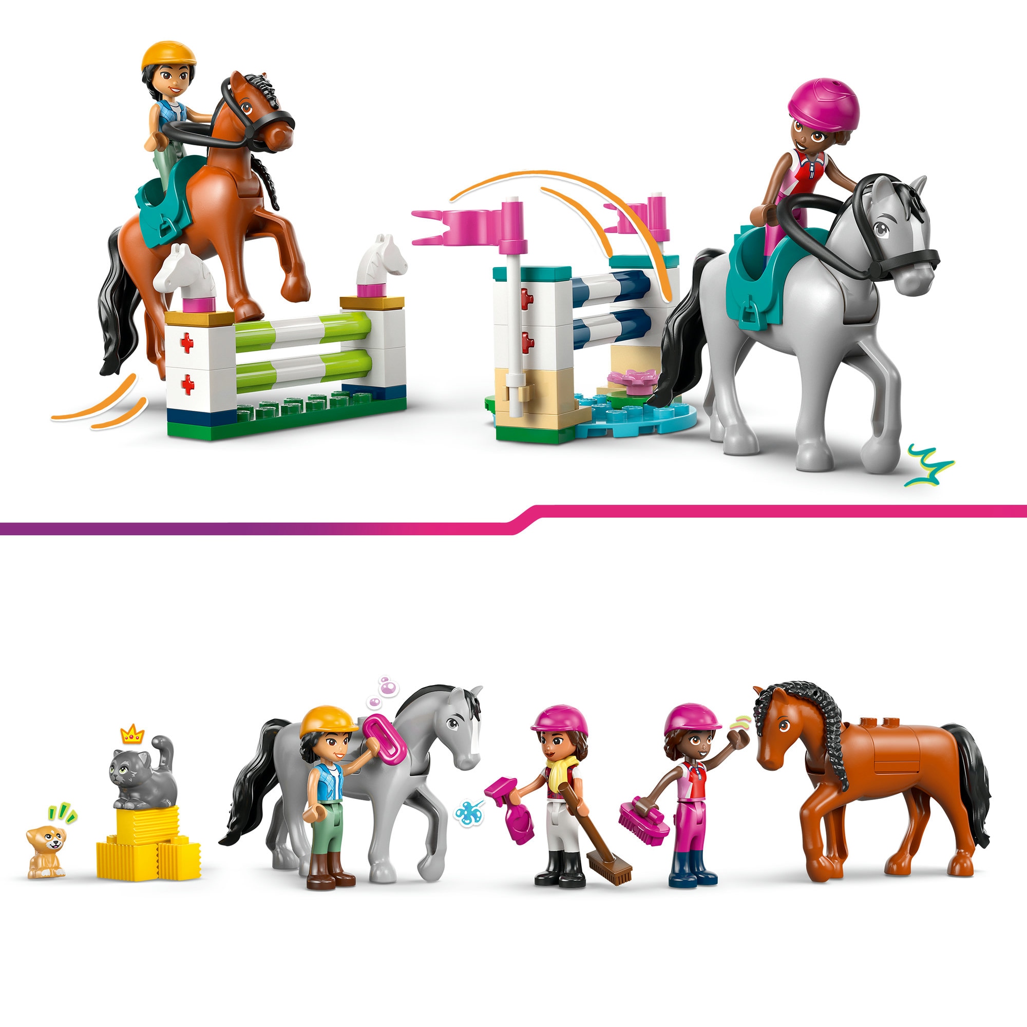LEGO® Konstruktionsspielsteine »Pferdestall und Reitschule (42688), LEGO Friends« Made in Europe