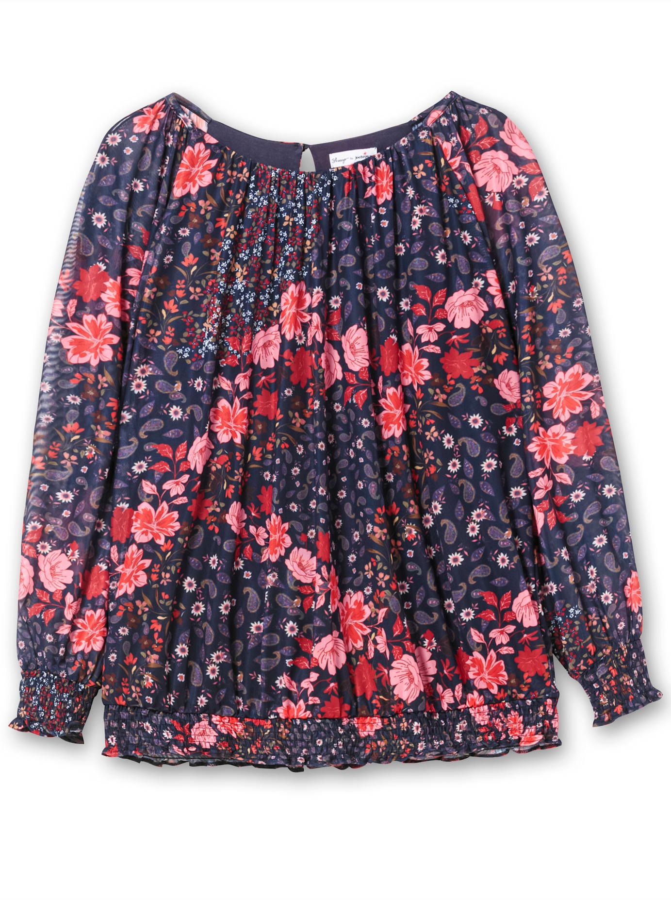 sheego by Joe Browns Langarmshirt »T-Shirt«, (1 tlg.)