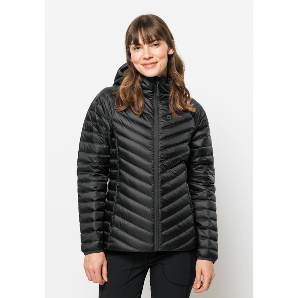 Jack Wolfskin Daunenjacke »PASSAMANI DOWN HOODY W«, mit Kapuze