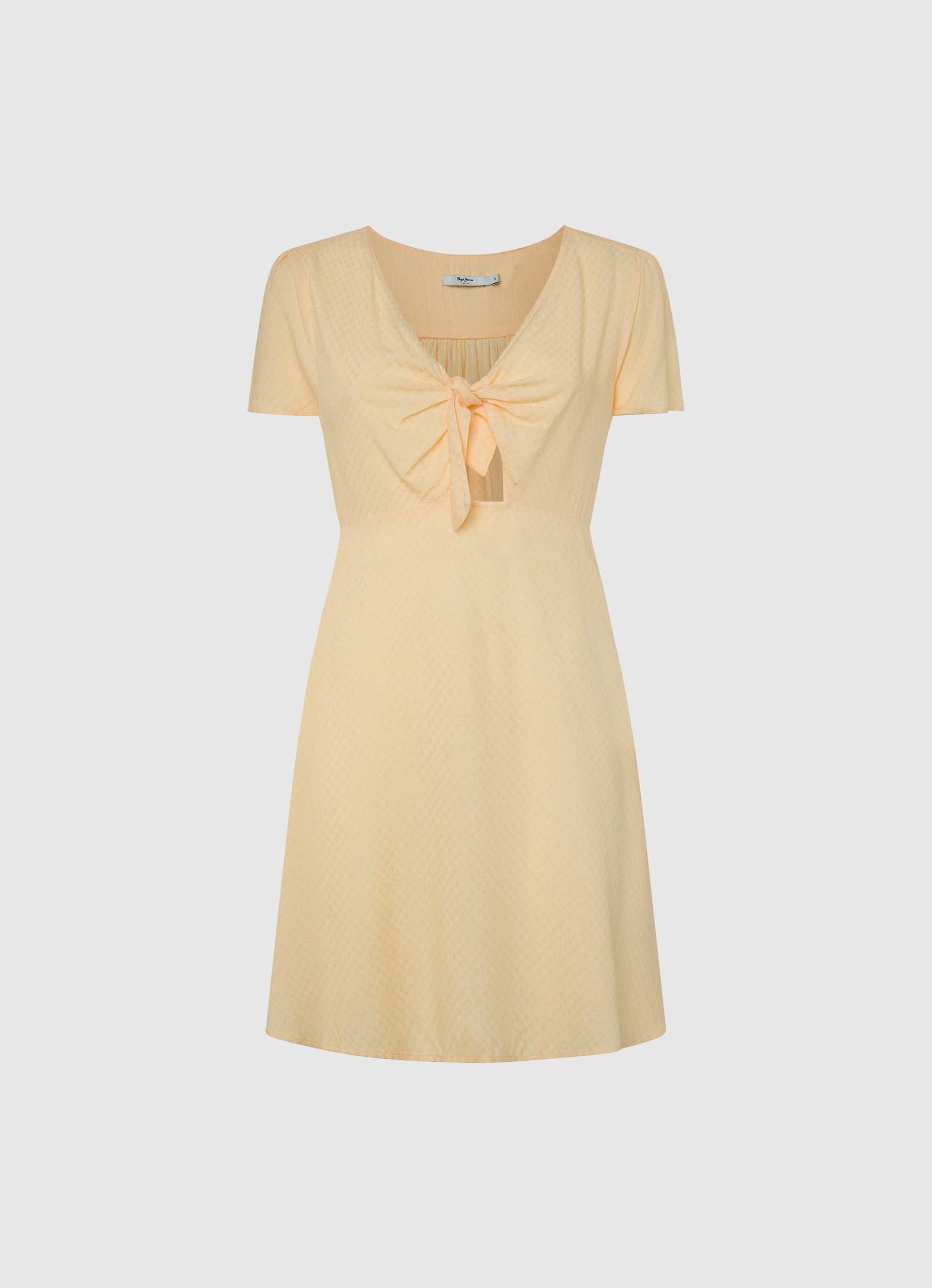 Pepe Jeans Sommerkleid »NANI«, mit Knotendetail am Ausschnitt