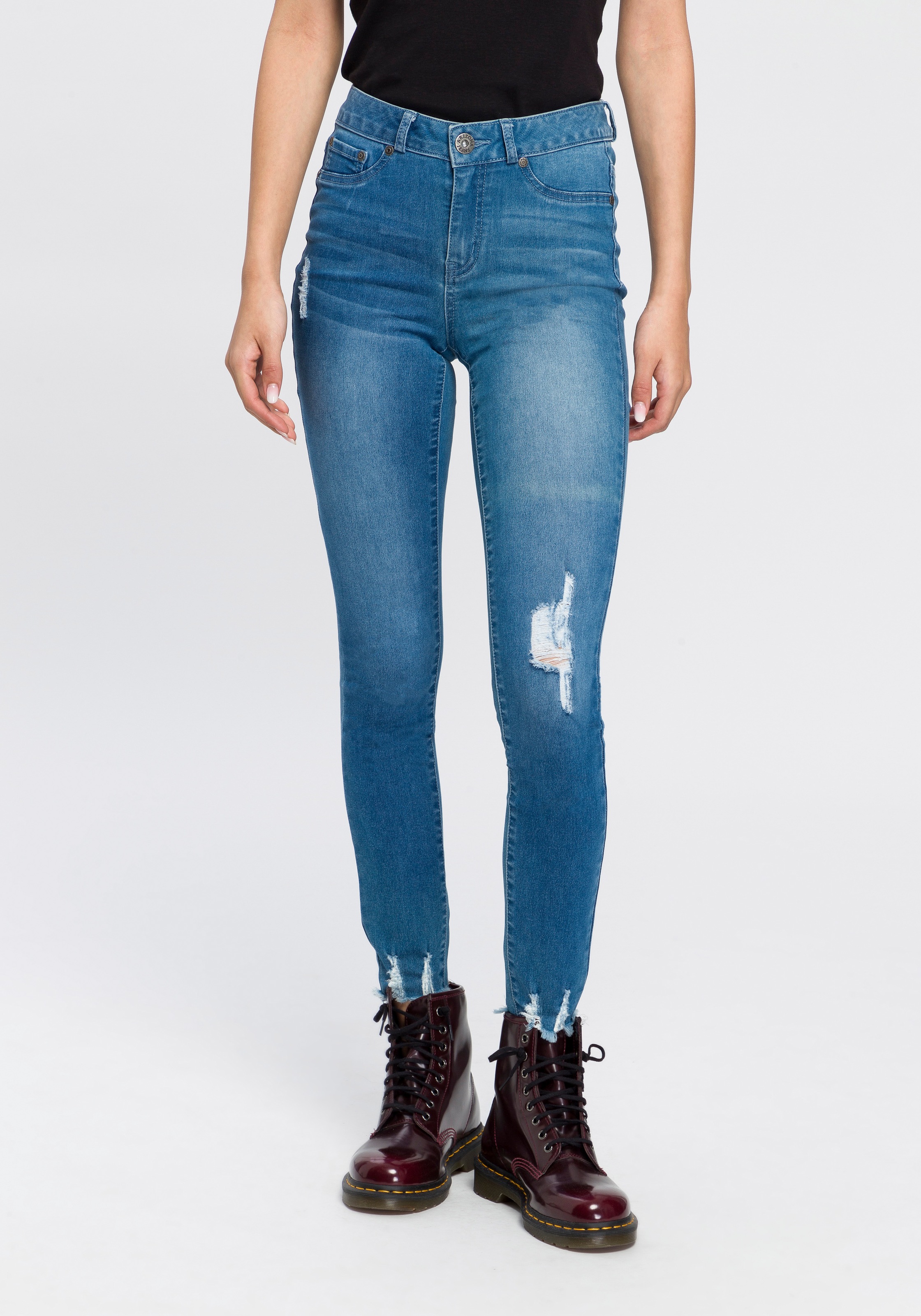 Image of Arizona Skinny-fit-Jeans »Ultra-Stretch«, High Waist bei Ackermann Versand Schweiz