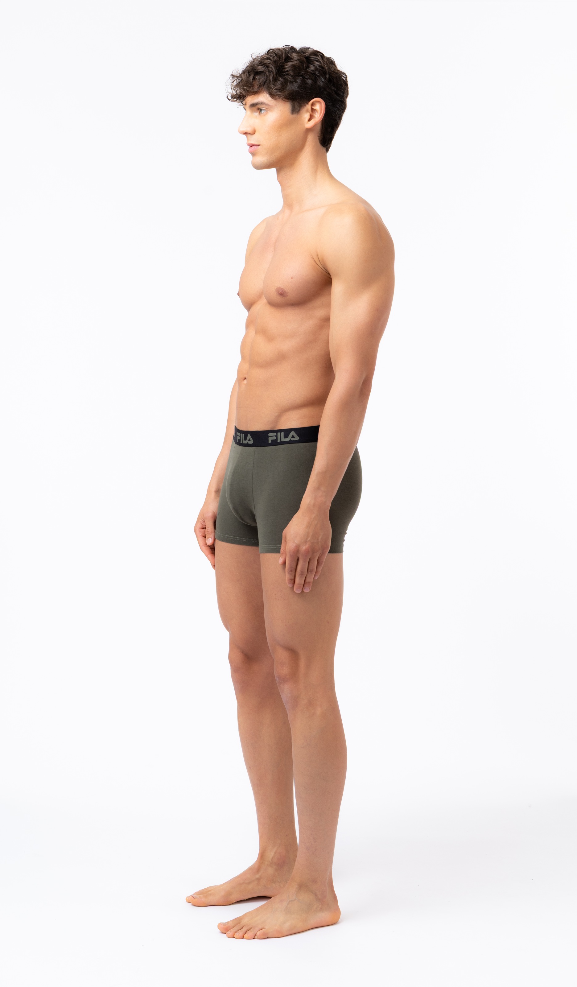 Fila Boxer 3er Pack,  ohne Eingriff, elastisch, Baumwollmix