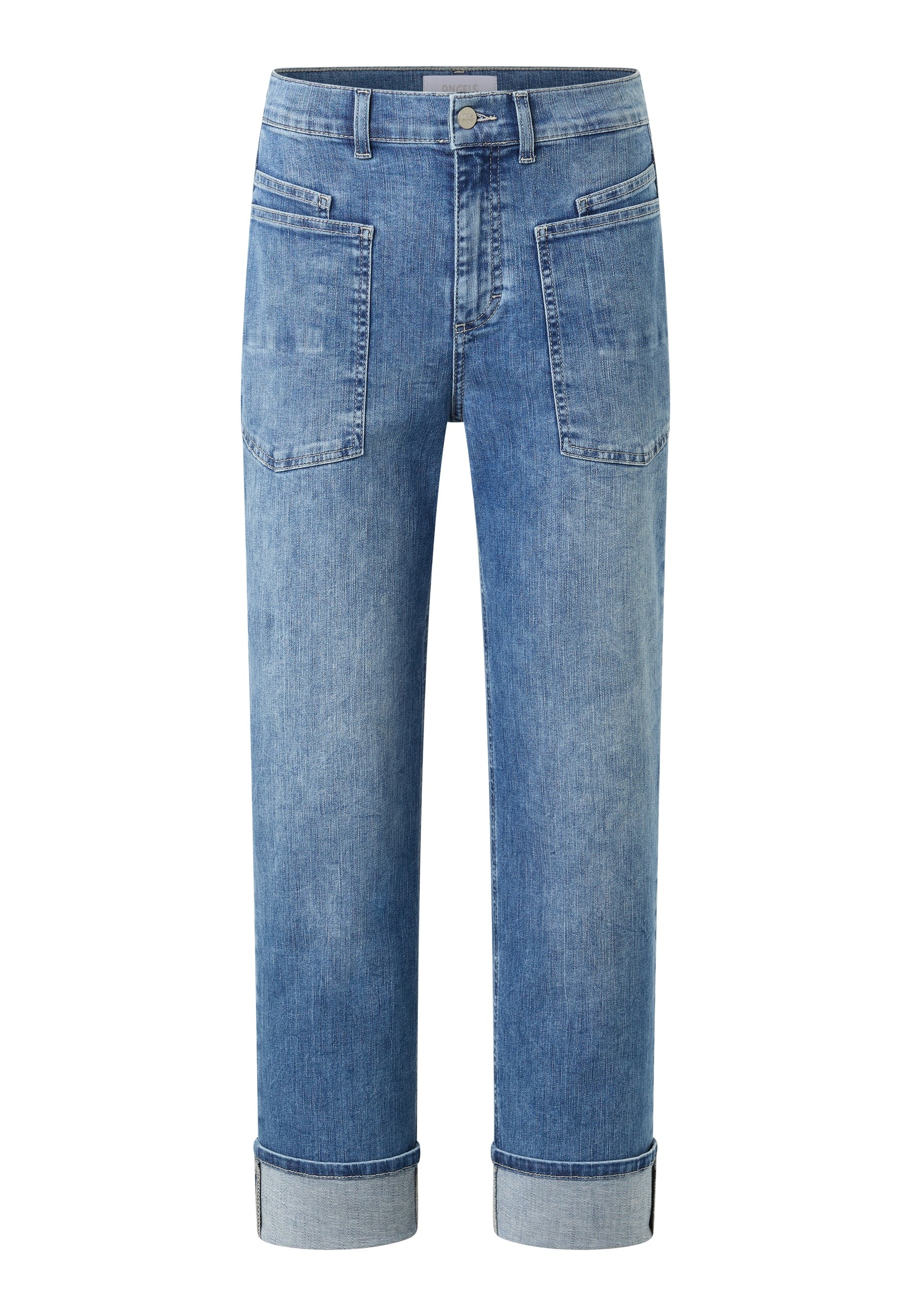 ANGELS Relax-fit-Jeans »LIBERTA TURN UP« Relaxed fit, aus Baumwollmischung, mit grossen Vordertaschen