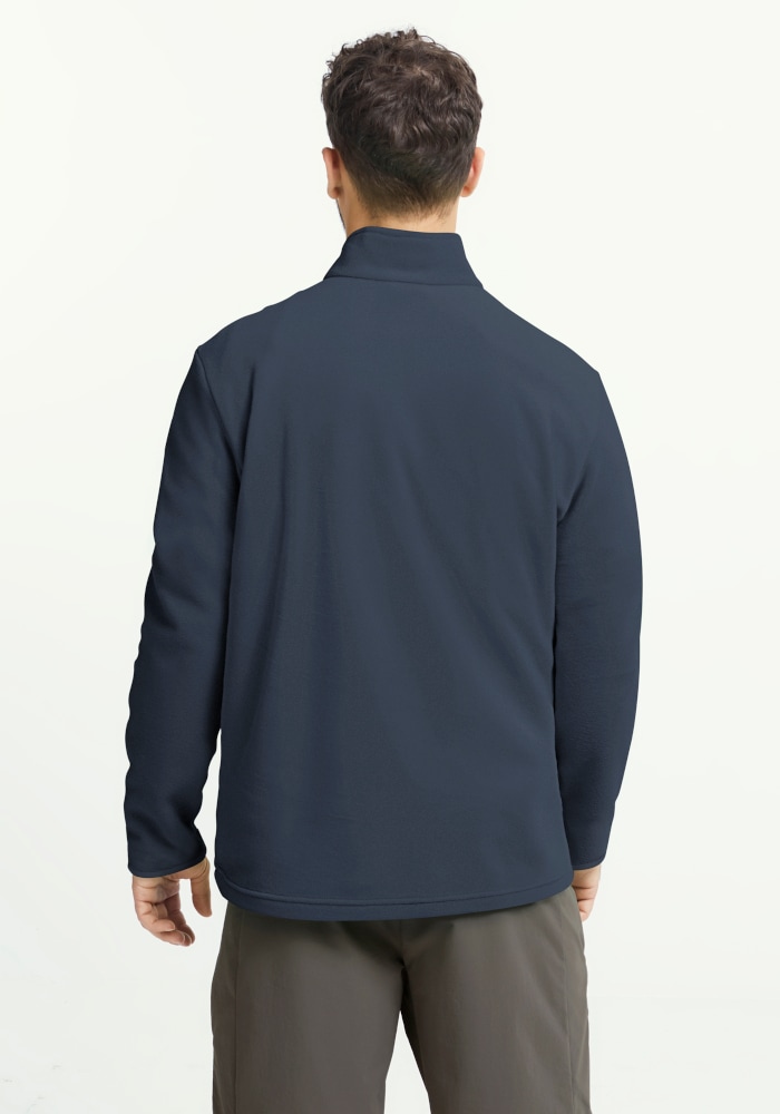 Jack Wolfskin Pull en polaire »TAUNUS 100 HZ M«, avec fermeture éclair, déperlant, coupe-vent, respirant
