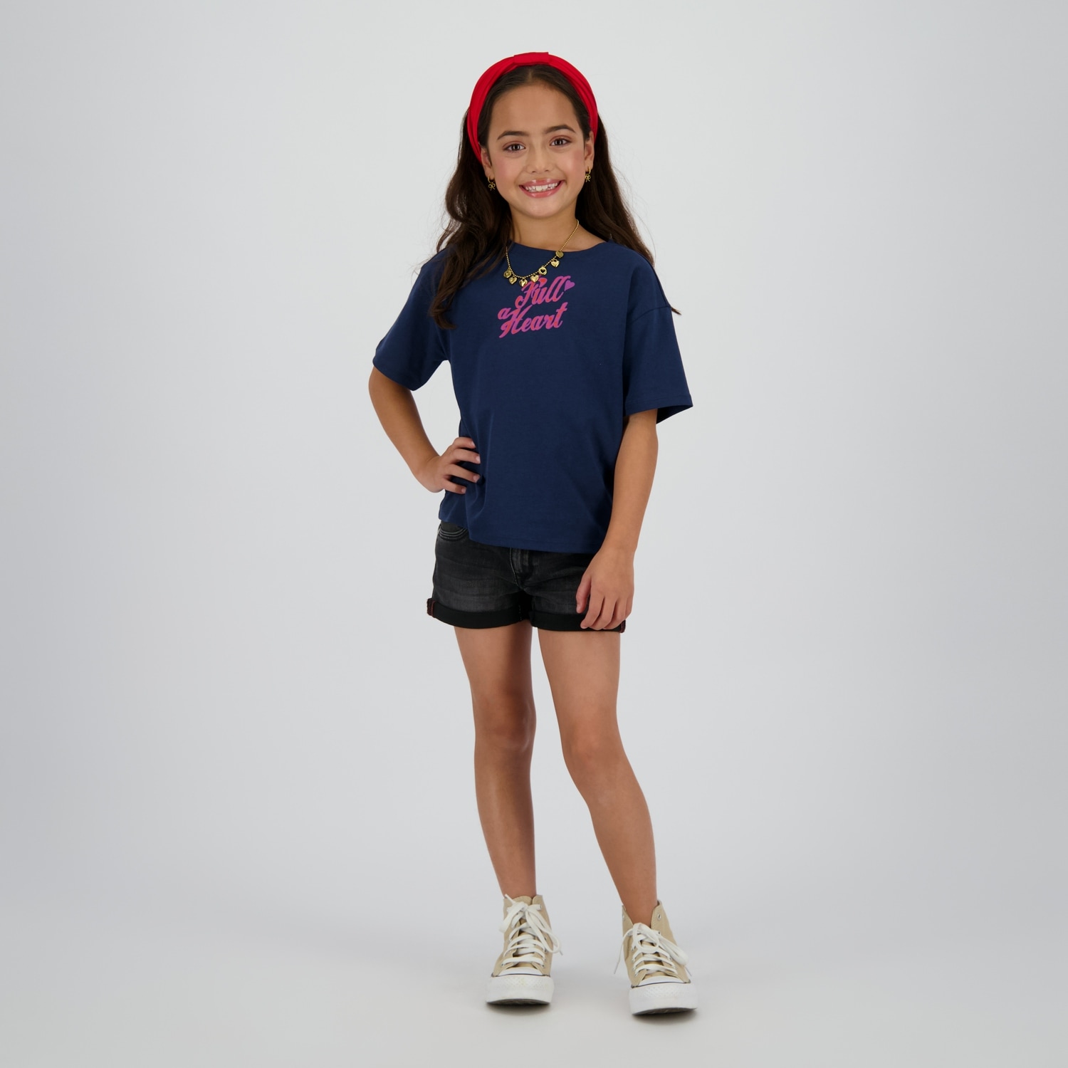 Image of Vingino Shorts "Damara icon" Jeansshorts 5 Pocket, für Girls